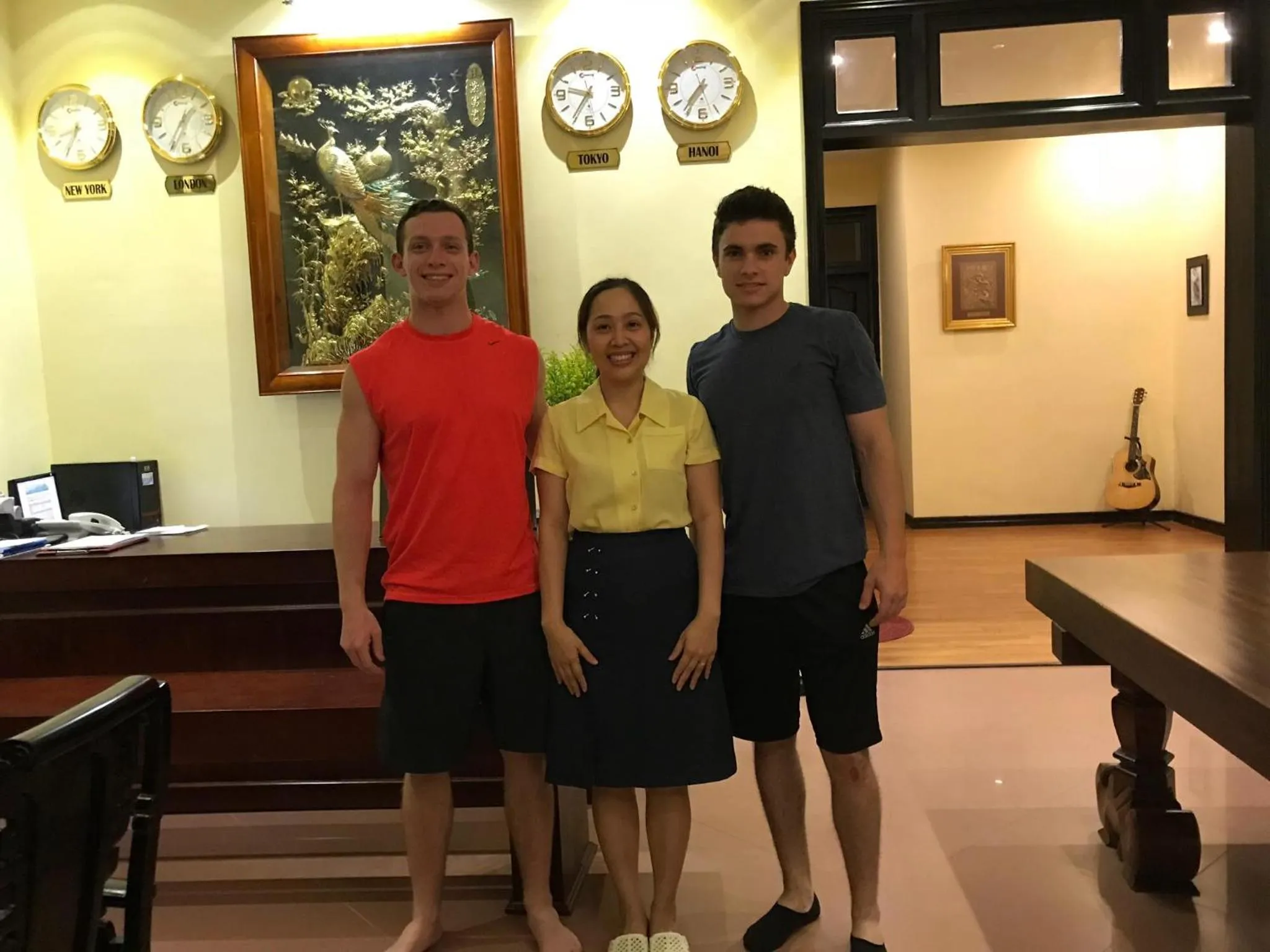 group of guests in Spring Garden Villa