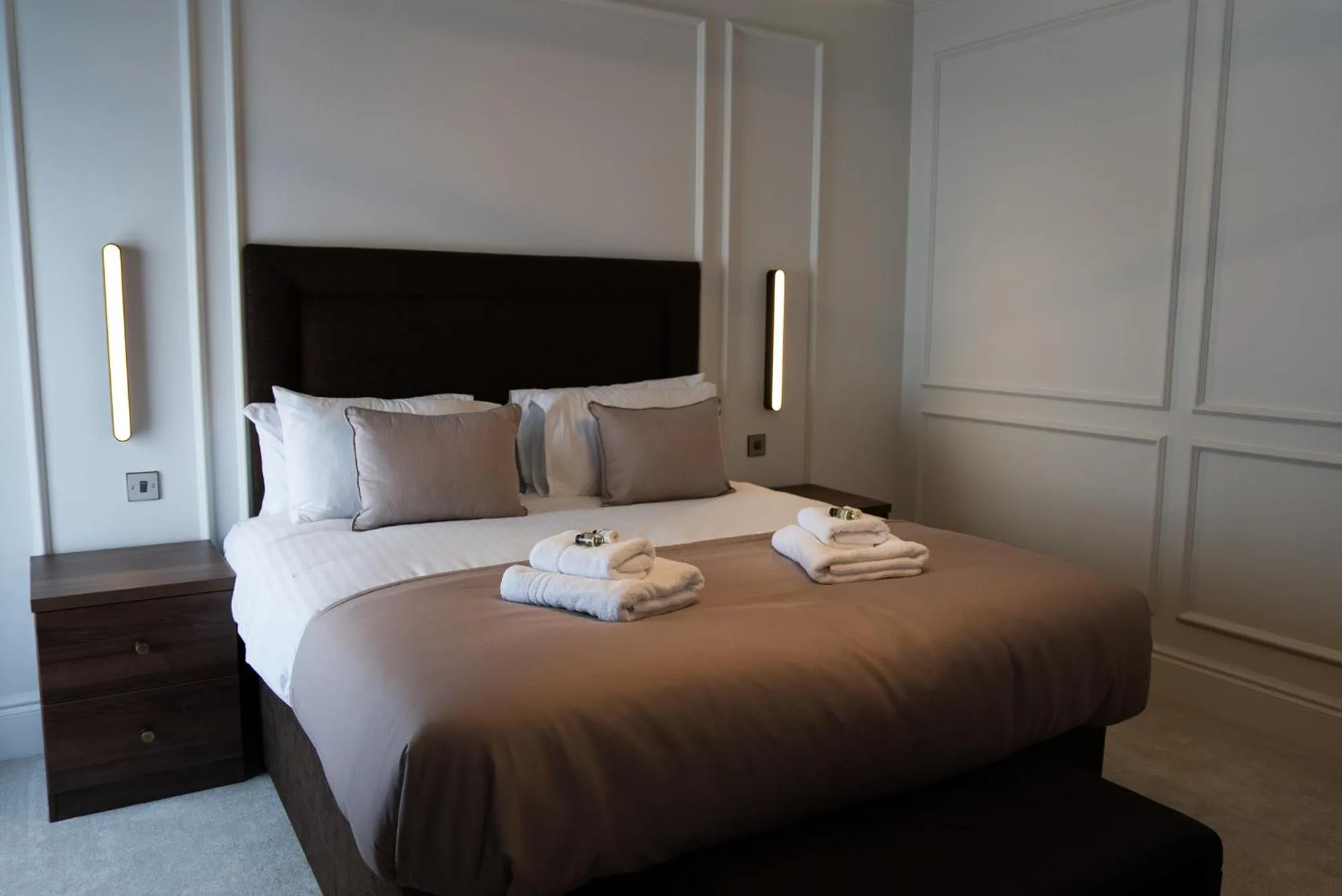 Bed in The Cae Mor Hotel