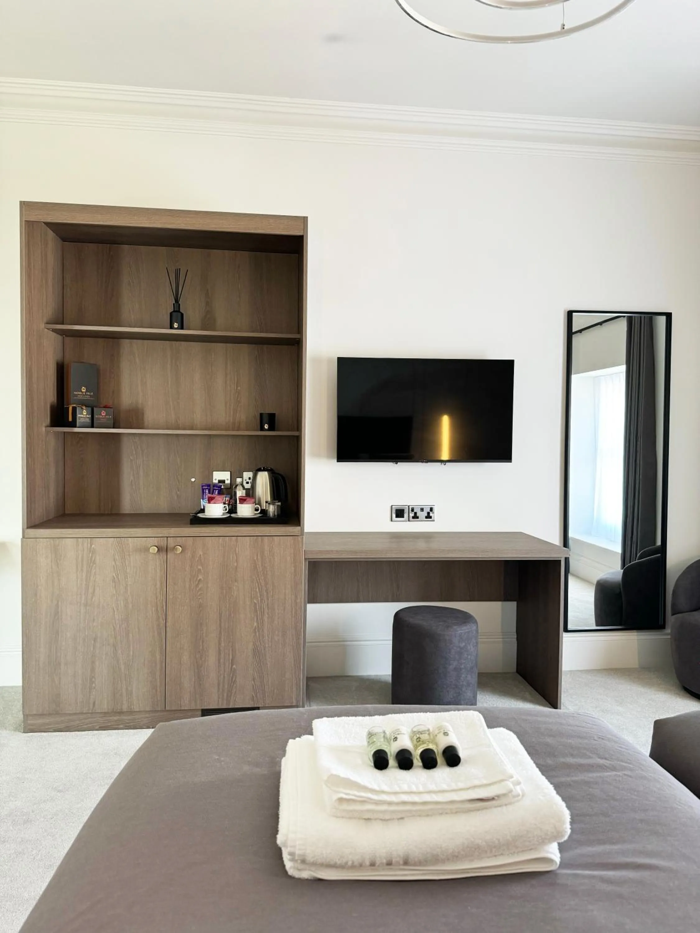 Bed in The Cae Mor Hotel