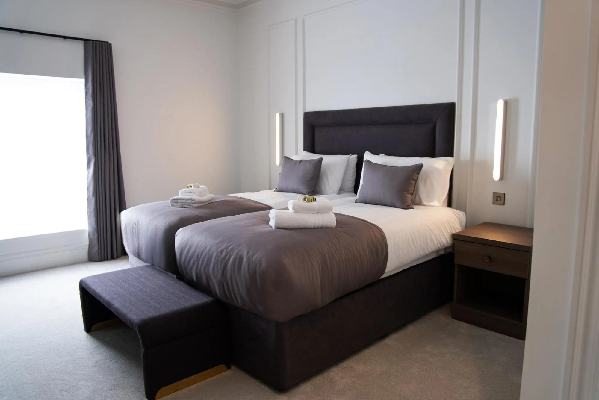 Bed in The Cae Mor Hotel