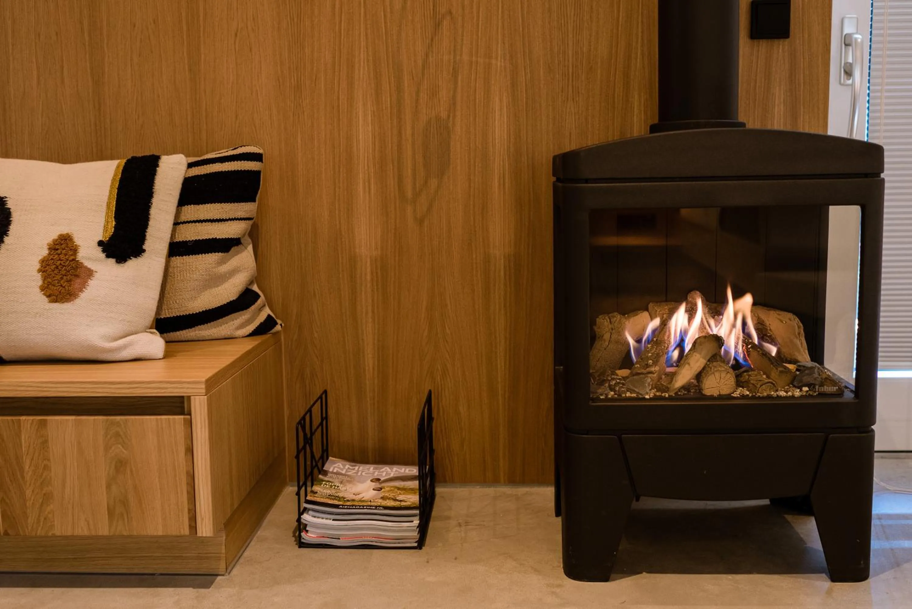fireplace in LoftNes