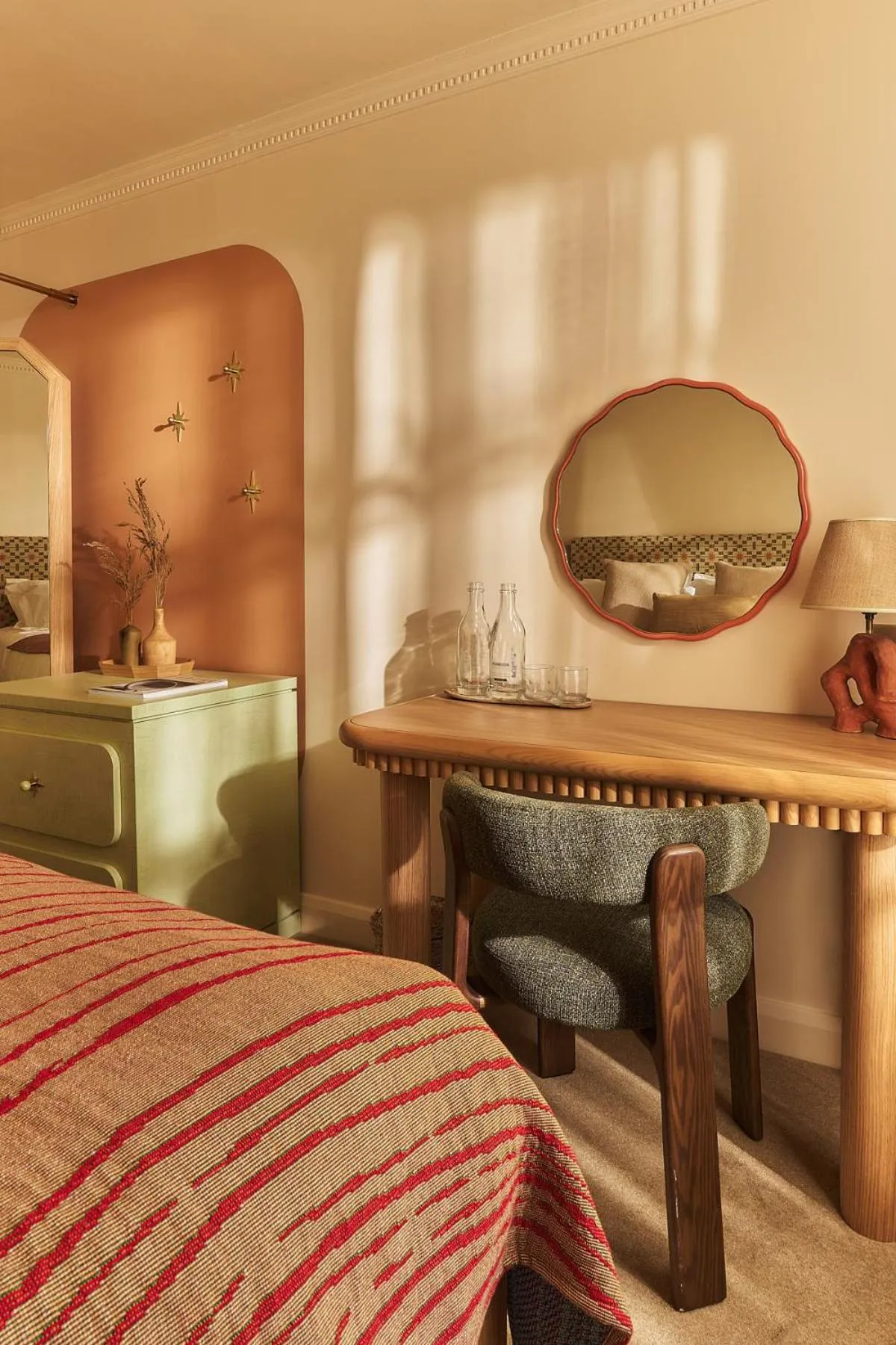 Bedroom, Bed in Crafted at Powdermills