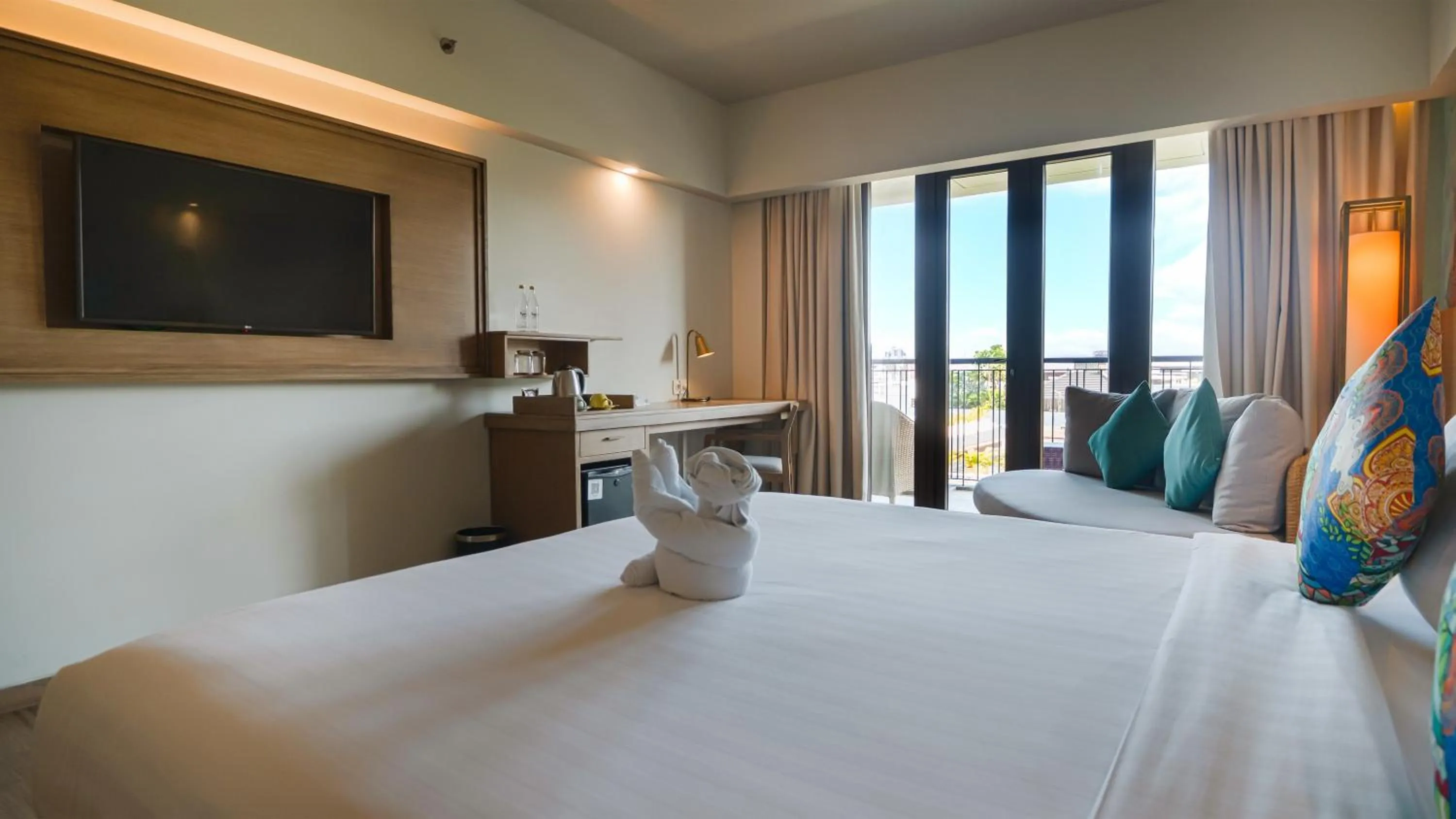Bed in Eastin Ashta Resort Canggu