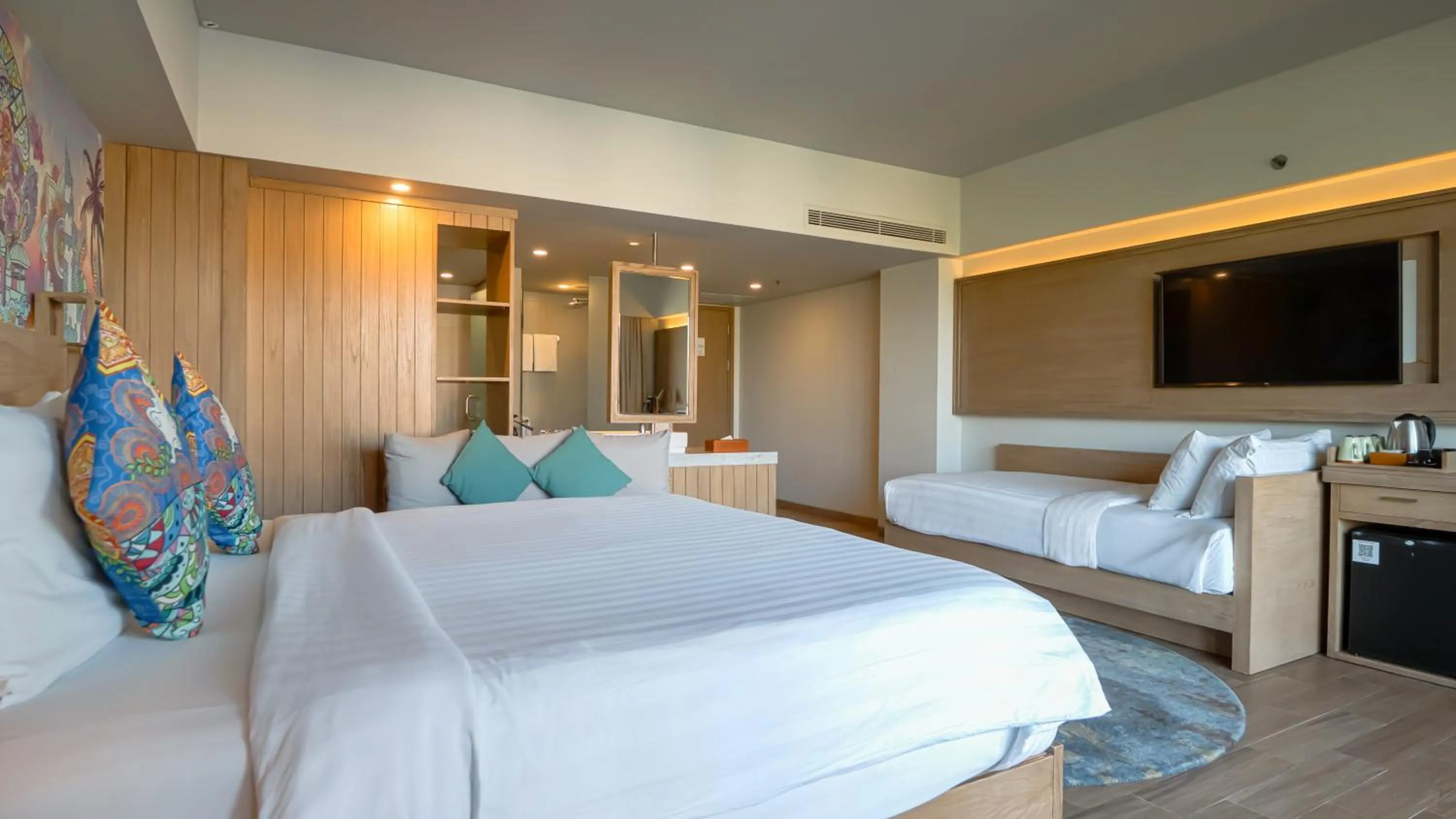 Bed in Eastin Ashta Resort Canggu