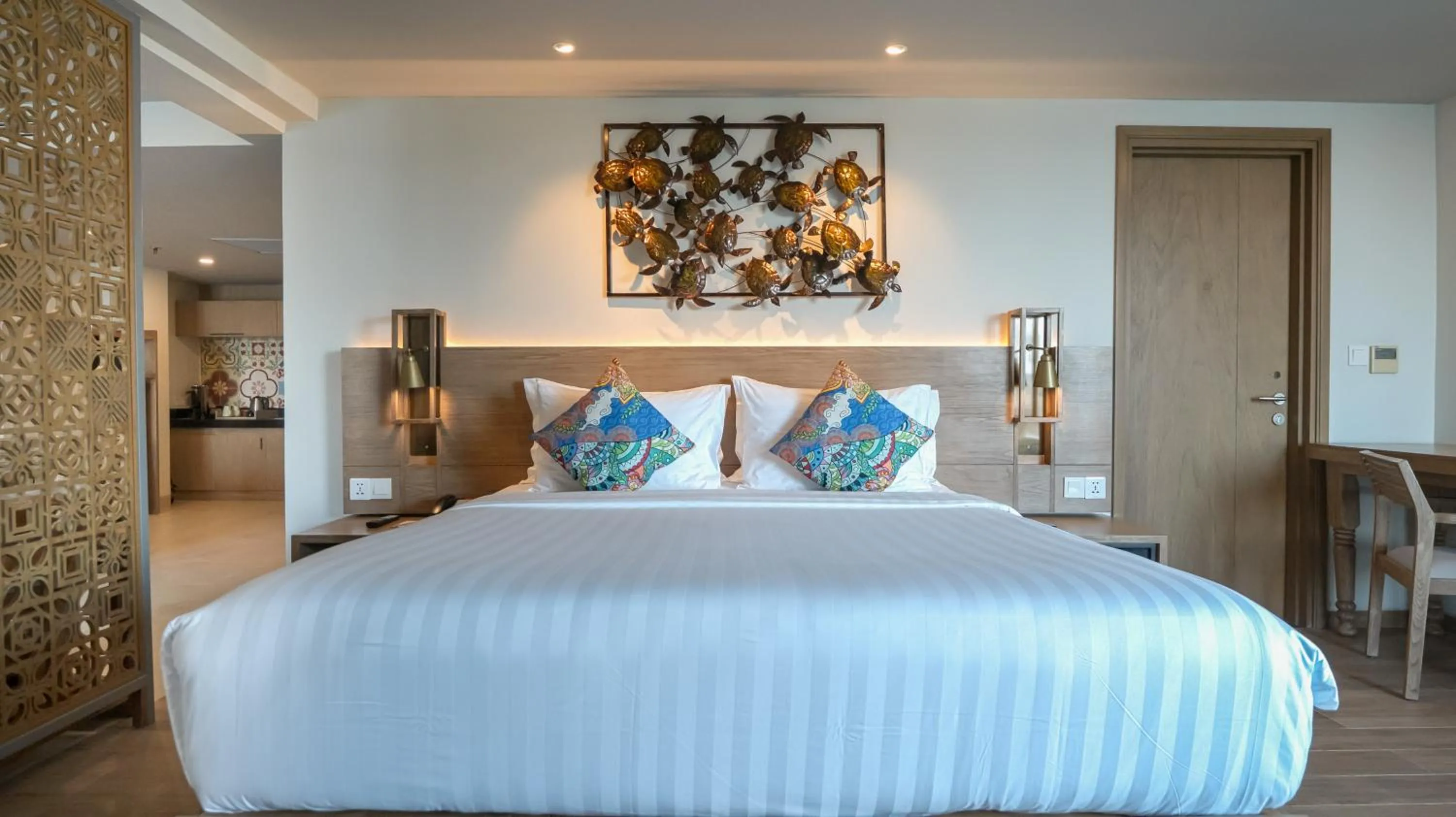 Bed in Eastin Ashta Resort Canggu