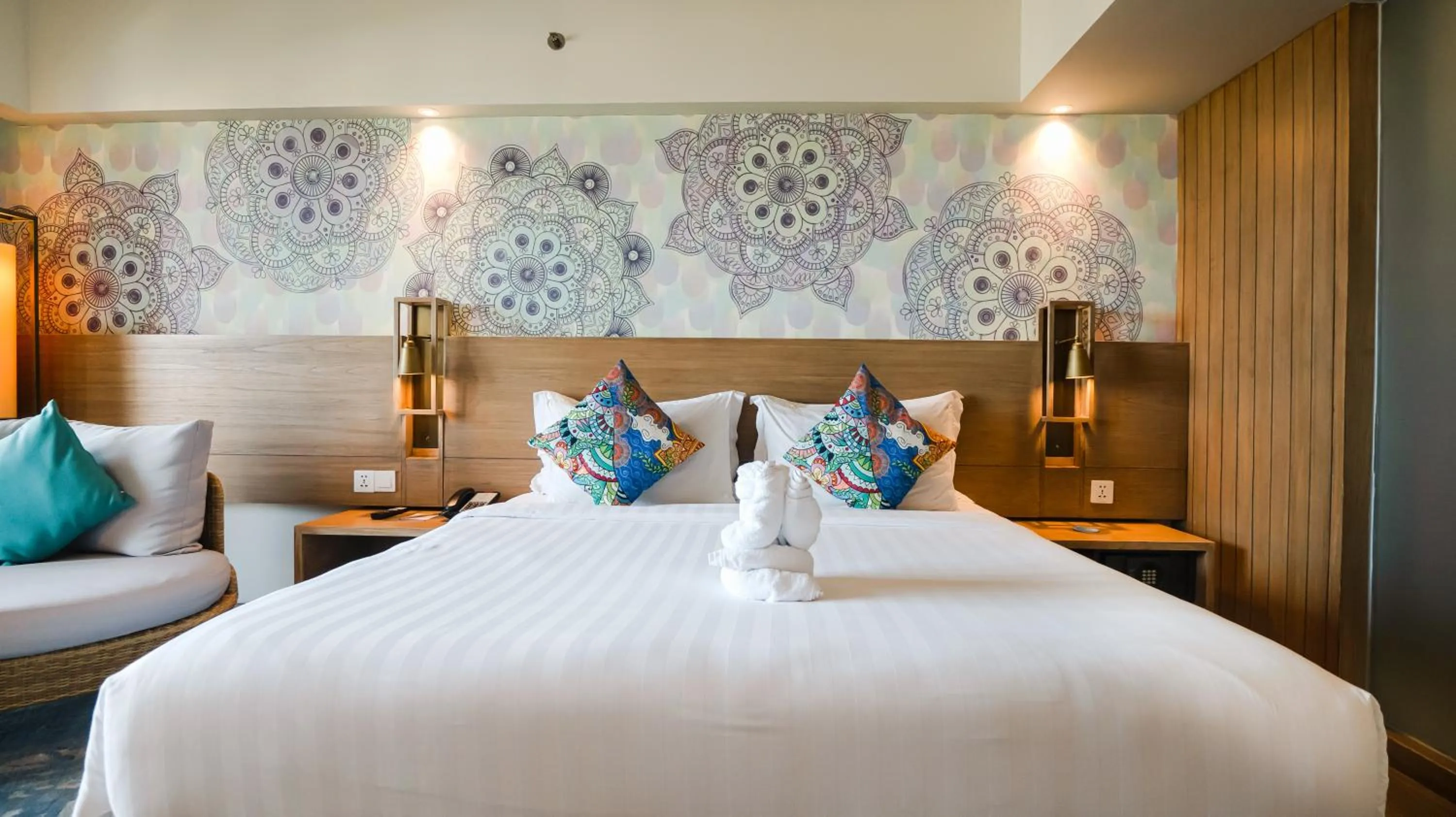 Bed in Eastin Ashta Resort Canggu