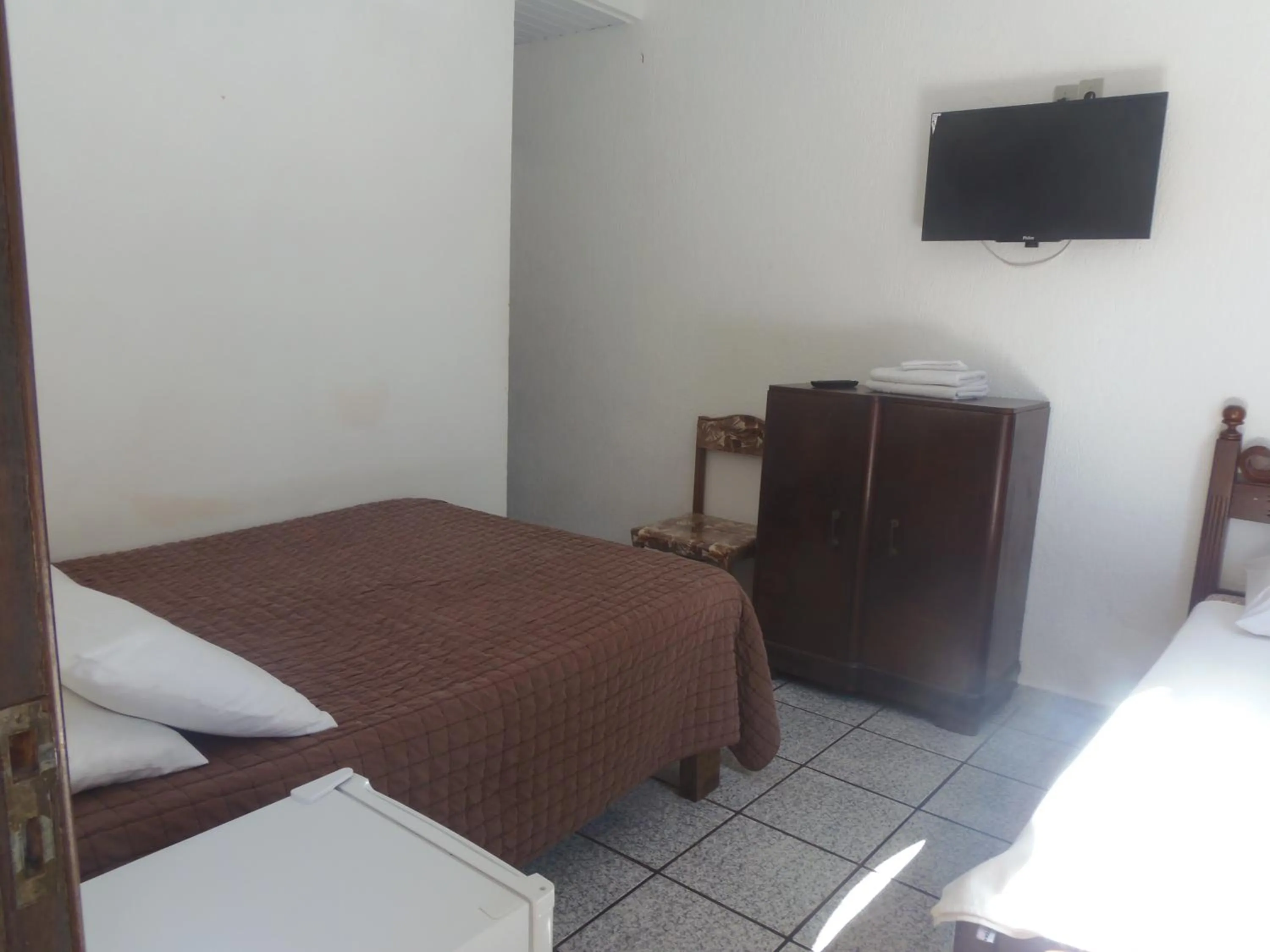 Bed in Pousada Paraguaya