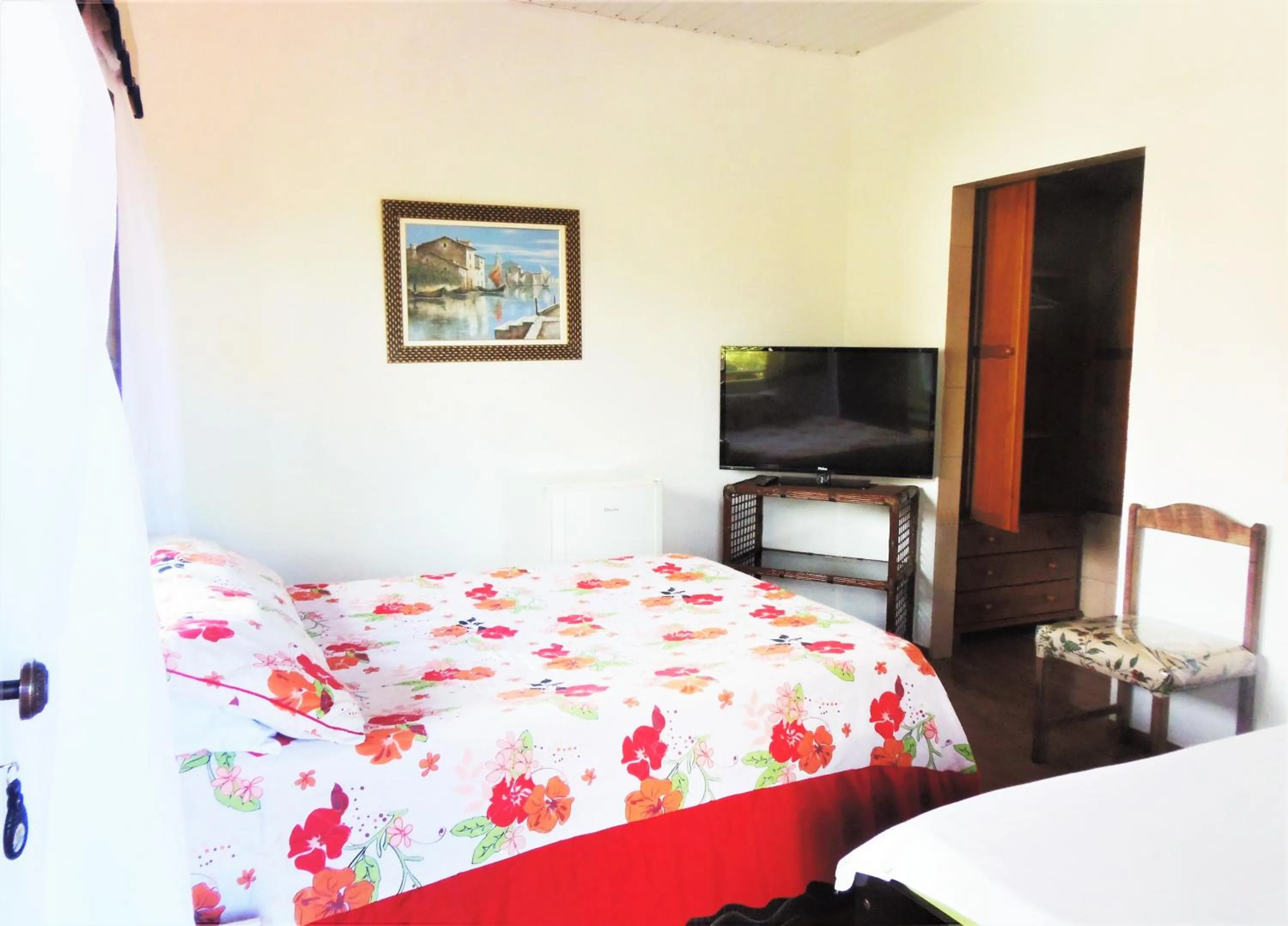 Bed in Pousada Paraguaya