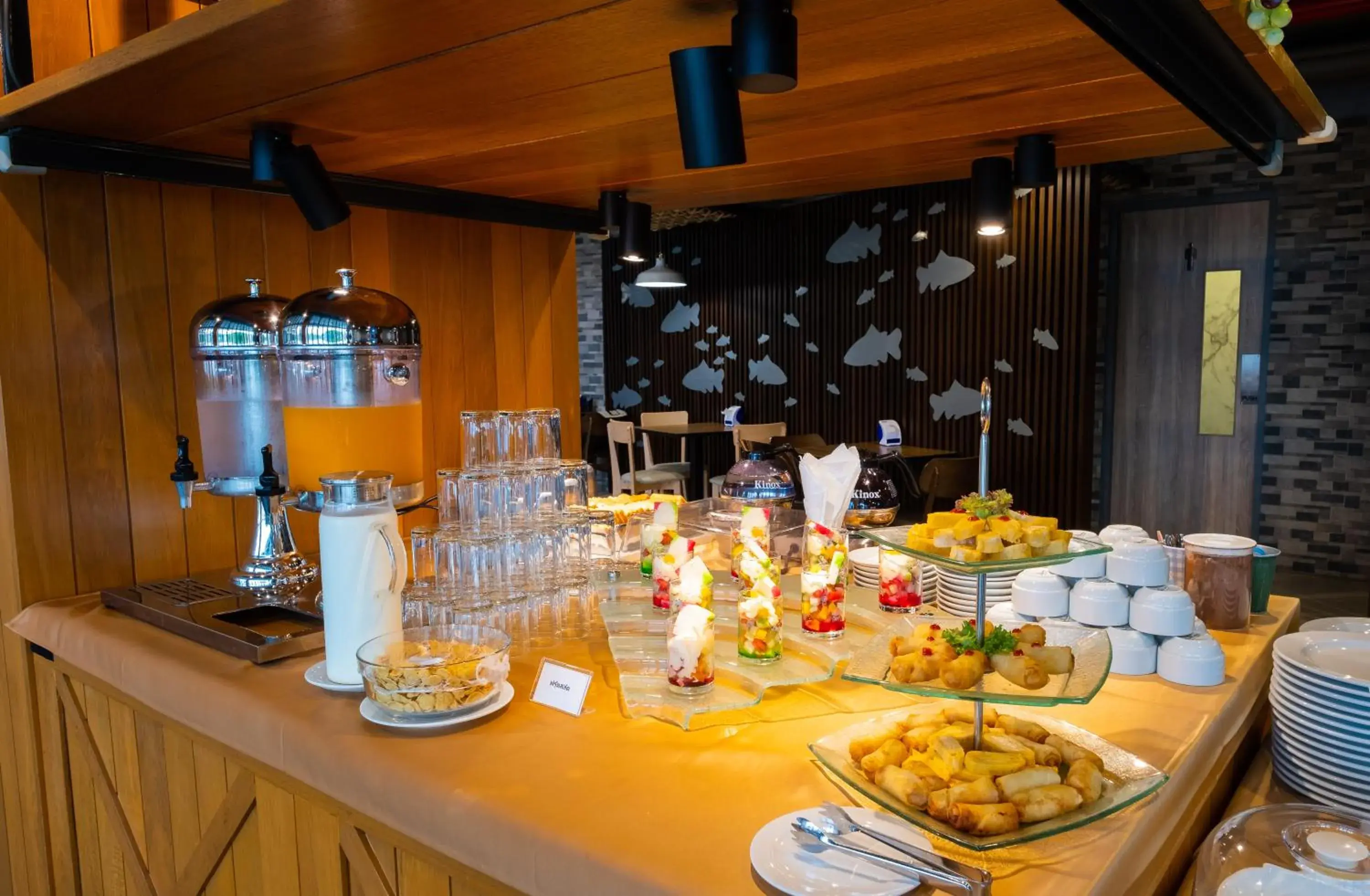 Buffet breakfast in S.22 Hotel Suratthani Buffet breakfast in S.22 Hotel Suratthani