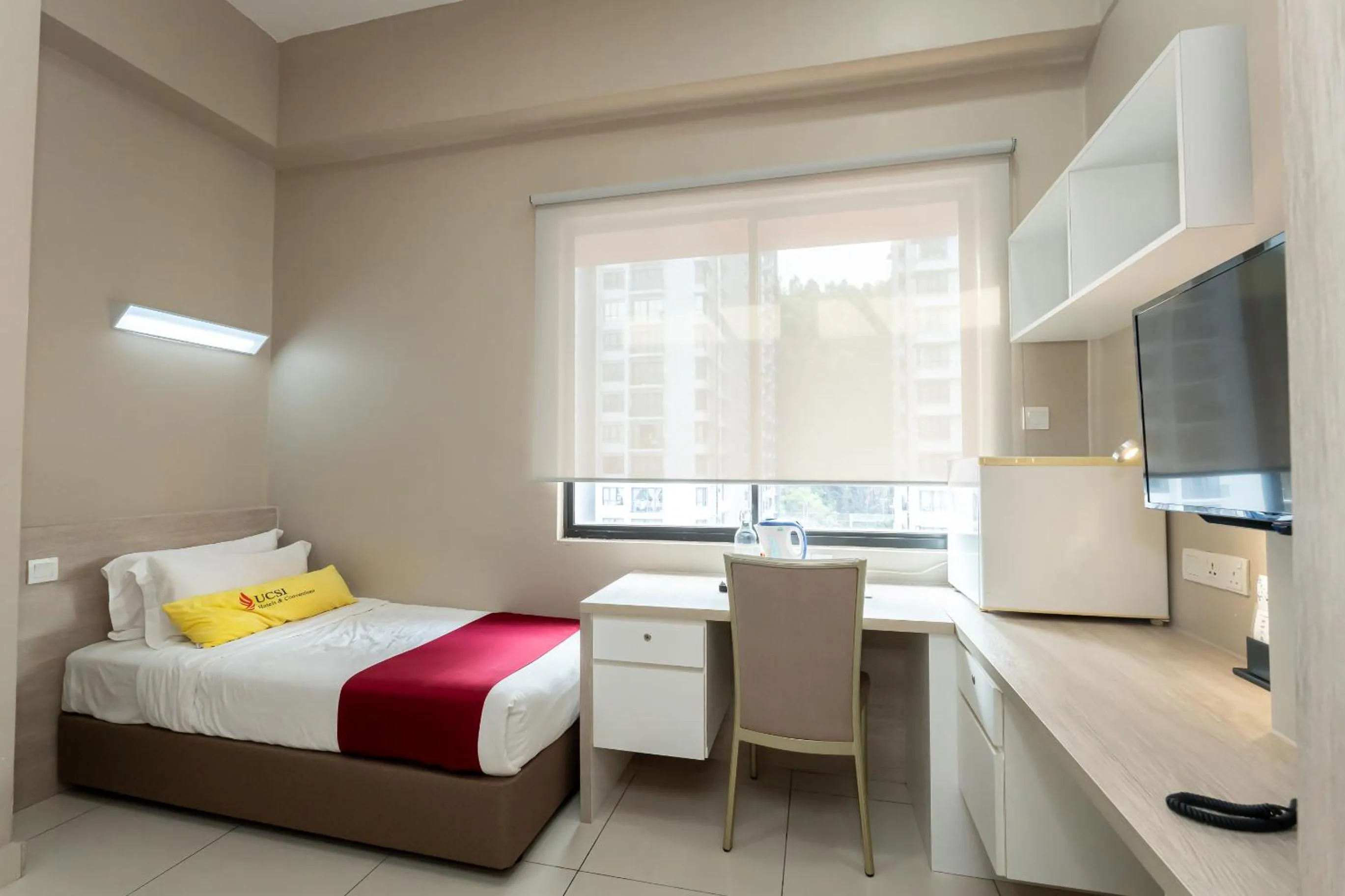 Bedroom, Bed in Le Quadri Kuala Lumpur By UCSI Hotels