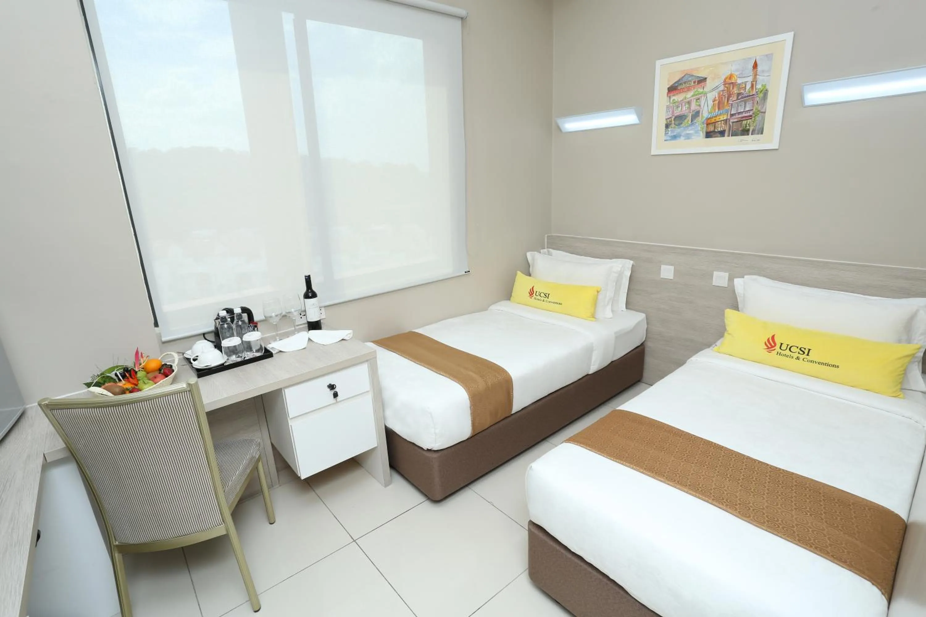 Standard Twin Room in Le Quadri Kuala Lumpur By UCSI Hotels