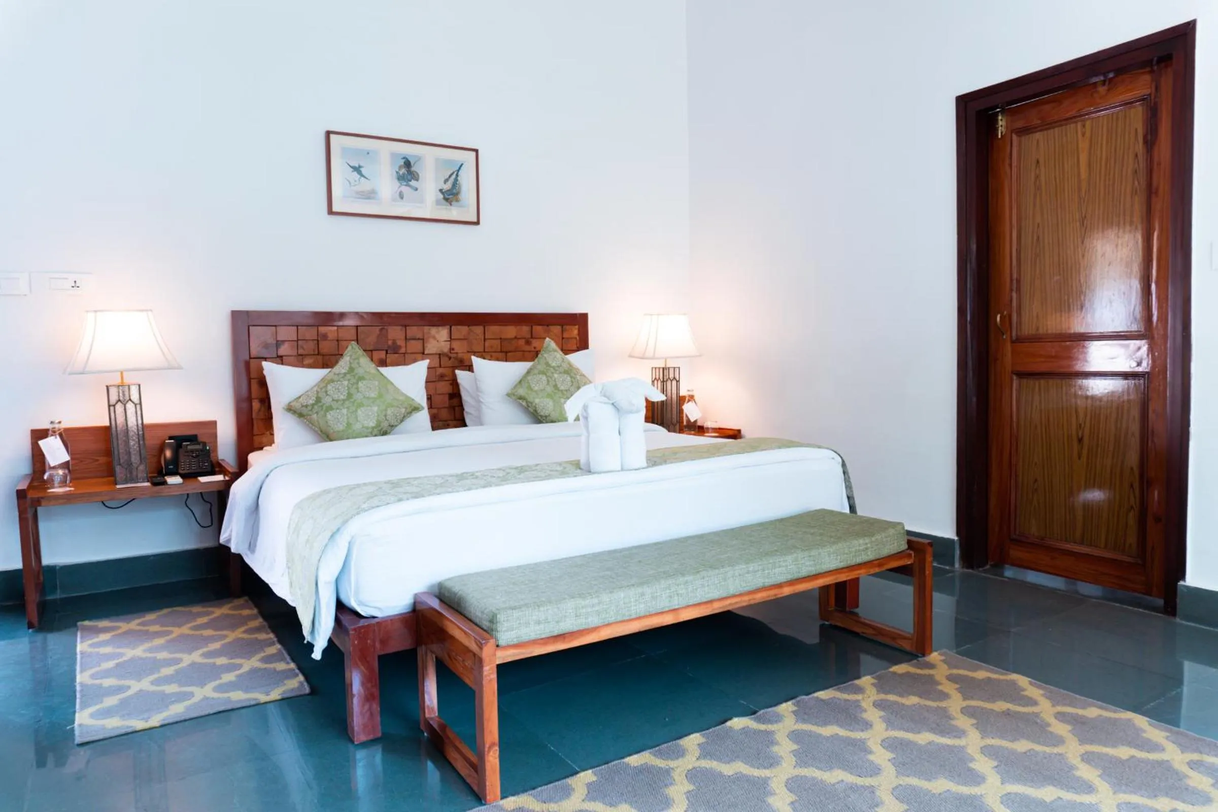 Bed in Saraca Resort & Spa Corbett