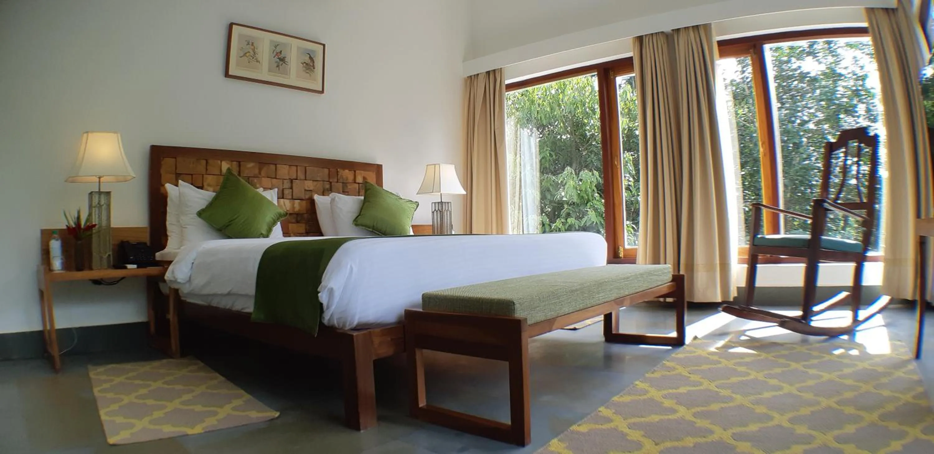 Bed in Saraca Resort & Spa Corbett