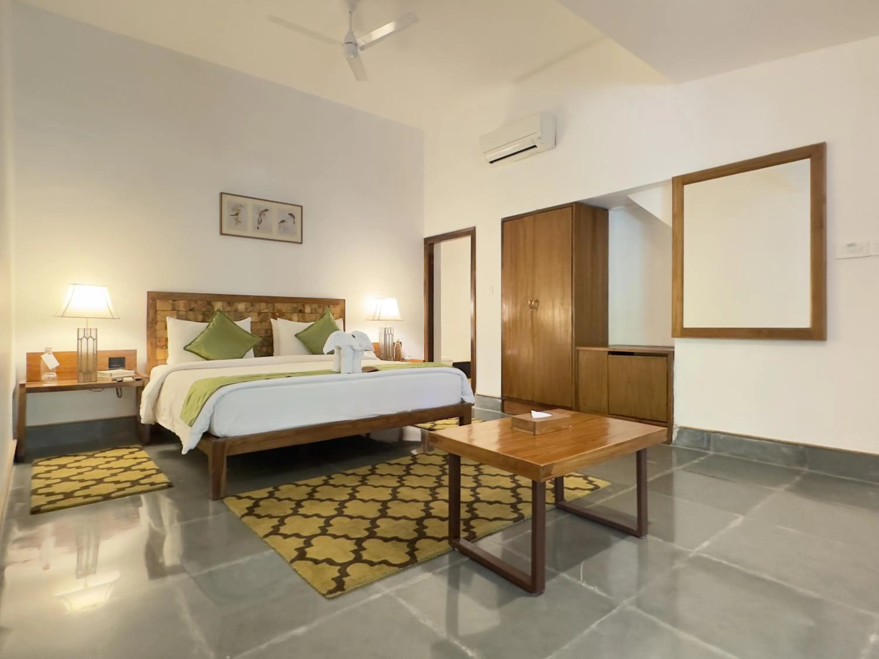 Bed in Saraca Resort & Spa Corbett