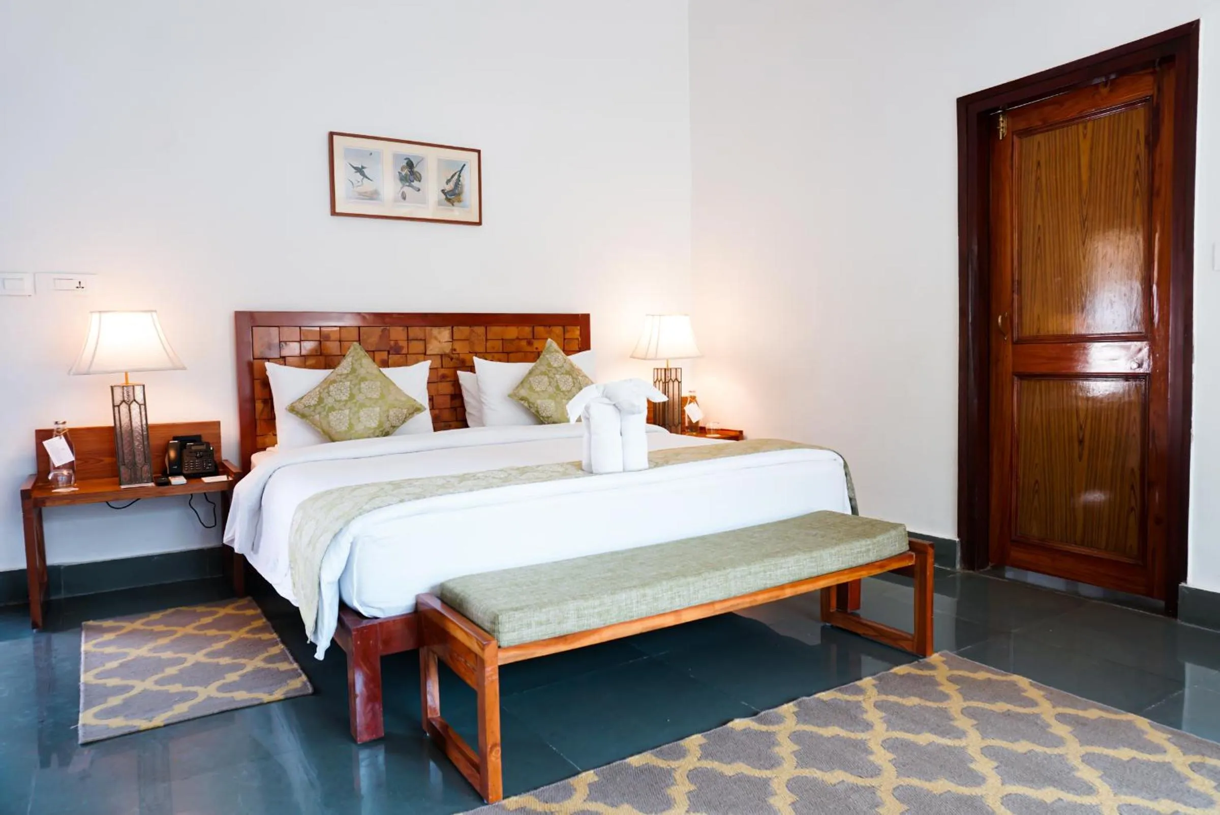 Bed in Saraca Resort & Spa Corbett