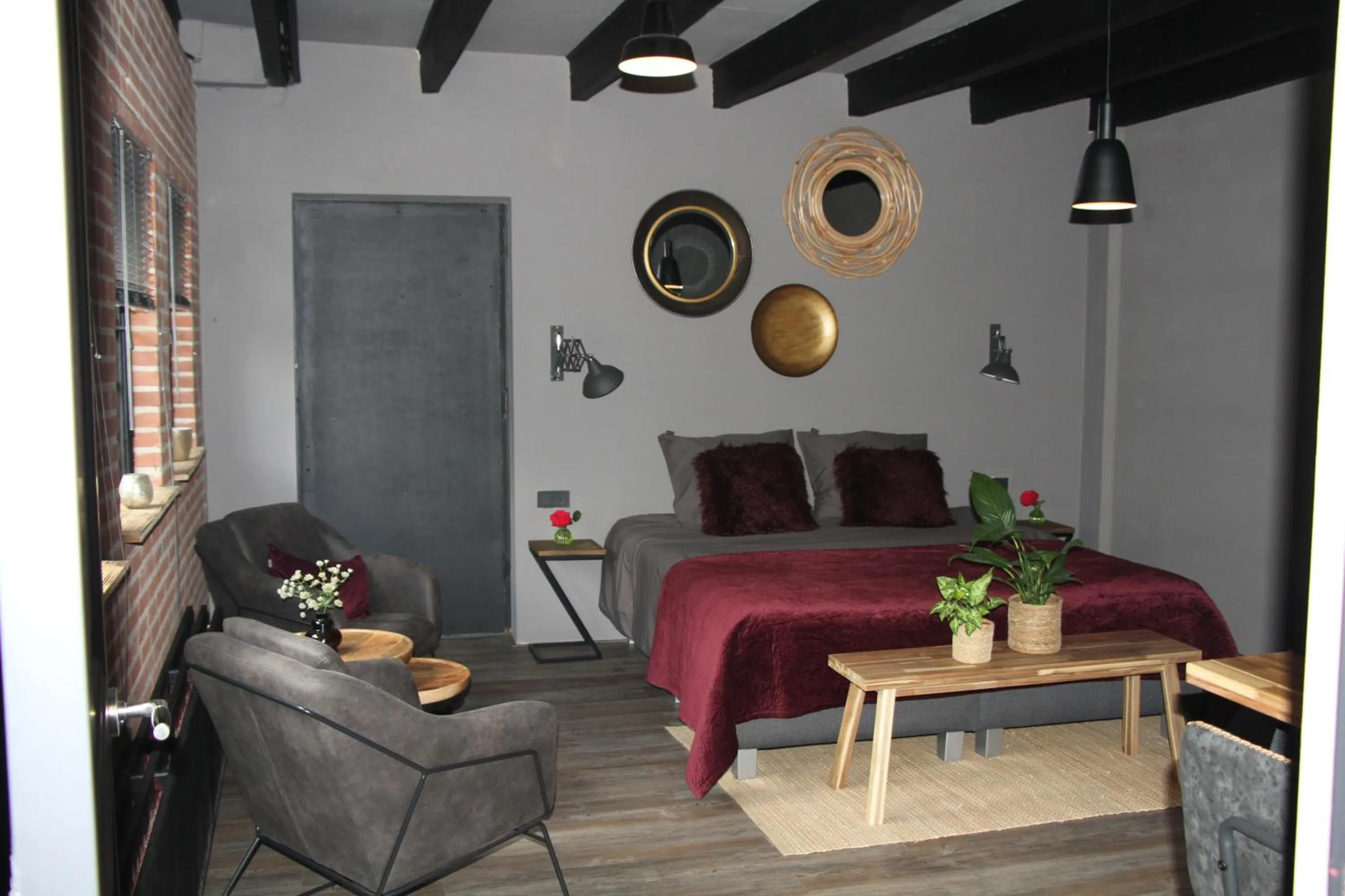 Seating area in B&B de Rekkendonken