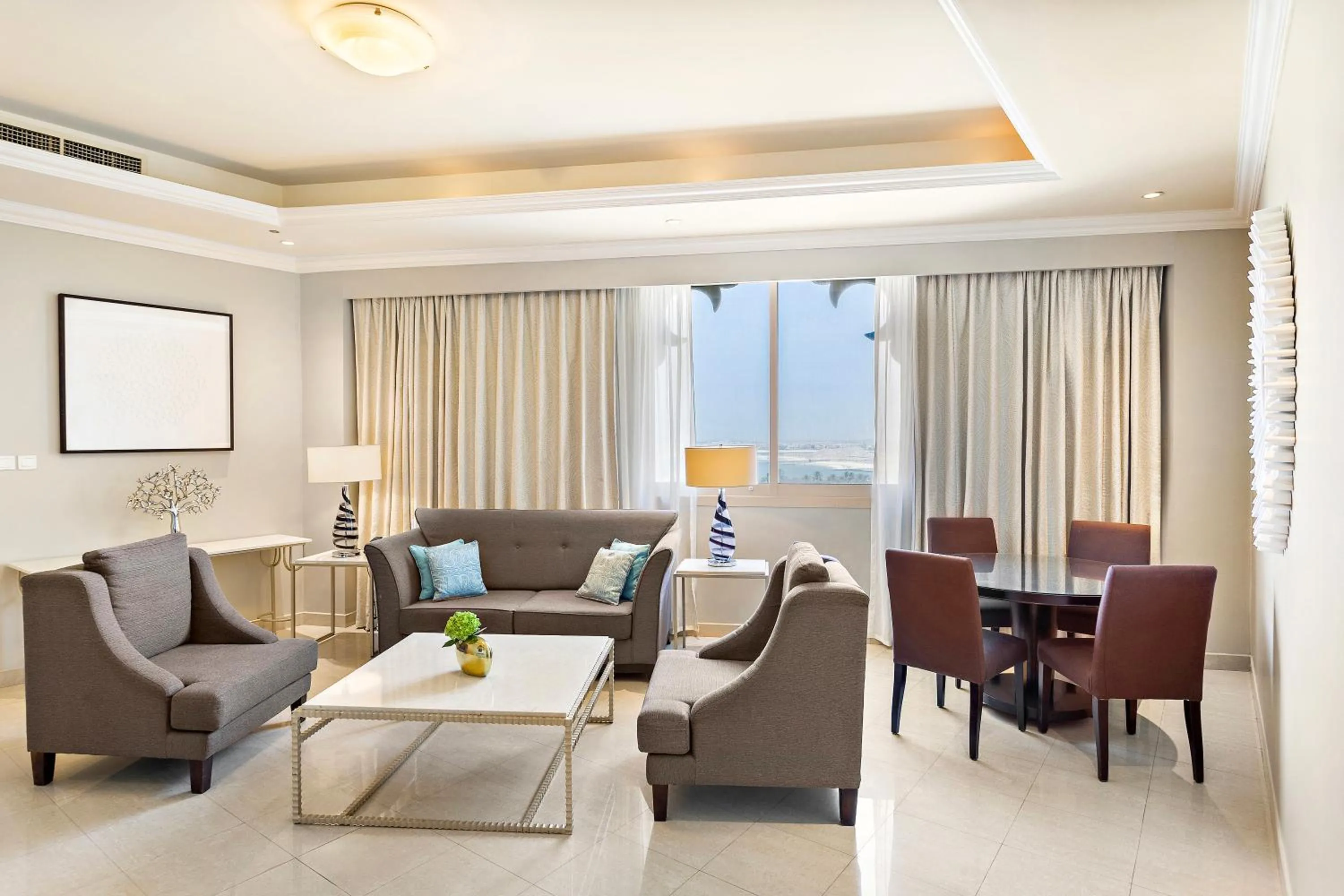 Living room in Al Hamra Residence