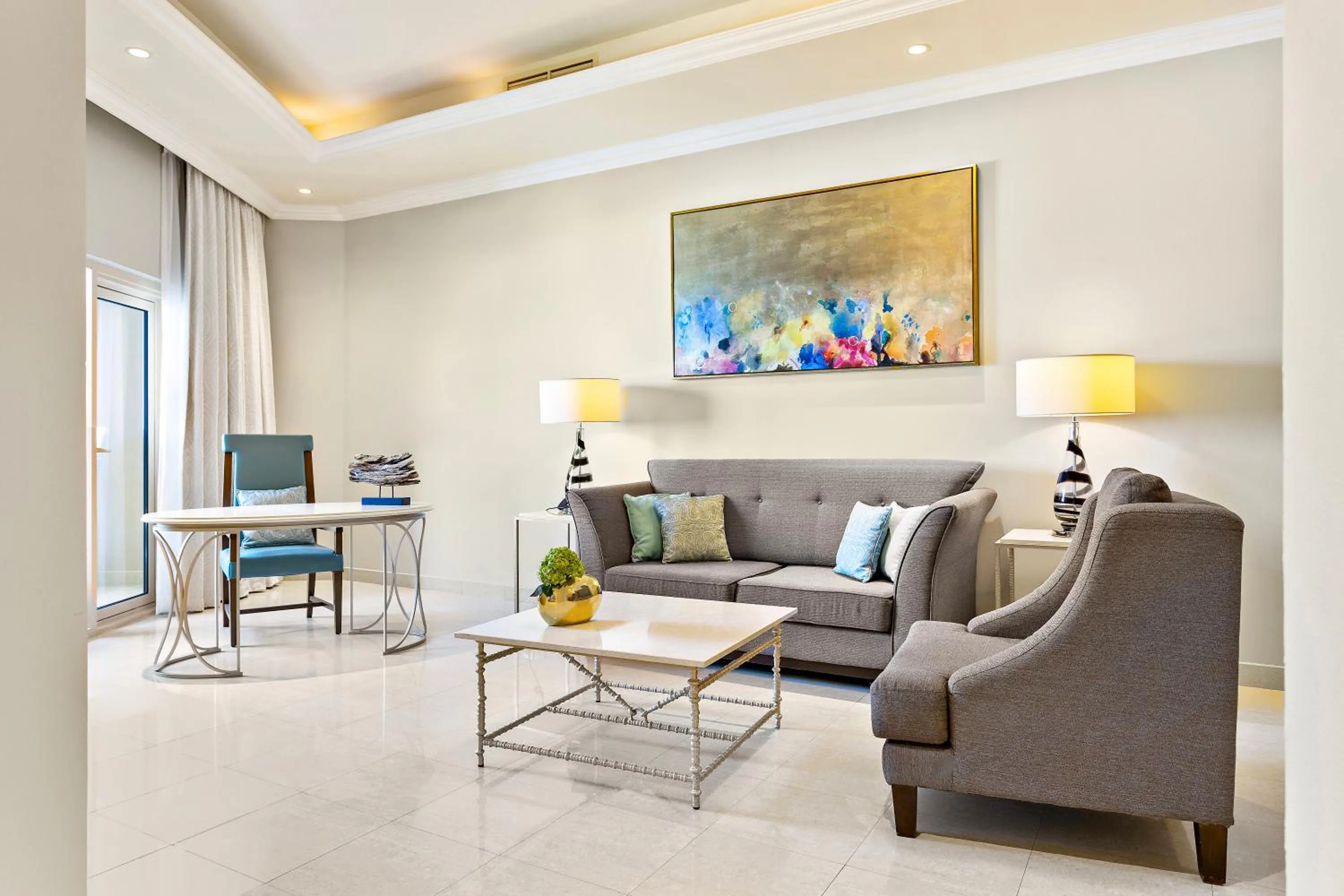 Living room in Al Hamra Residence