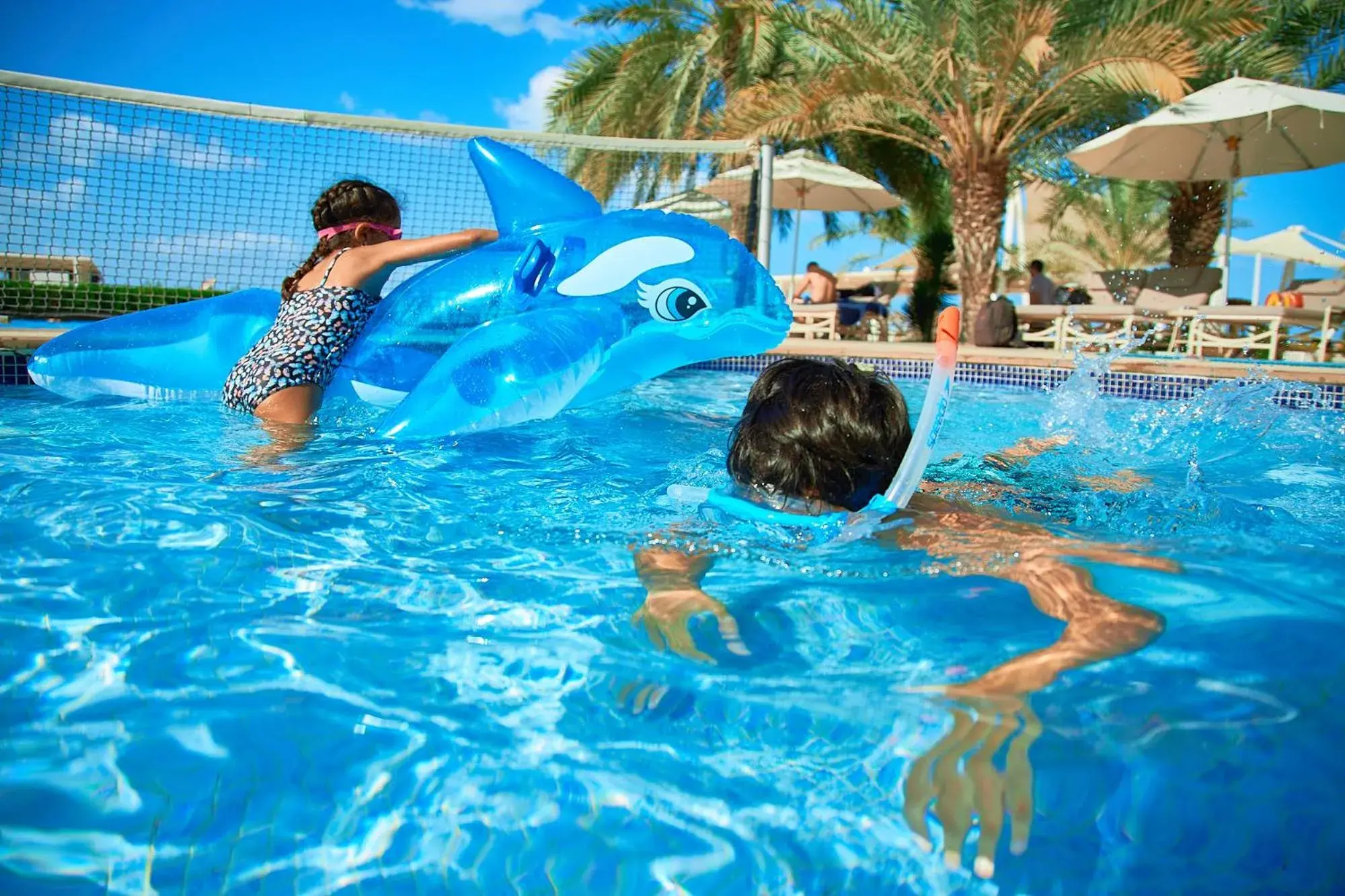 Swimming pool in Al Hamra Residence Swimming pool in Al Hamra Residence