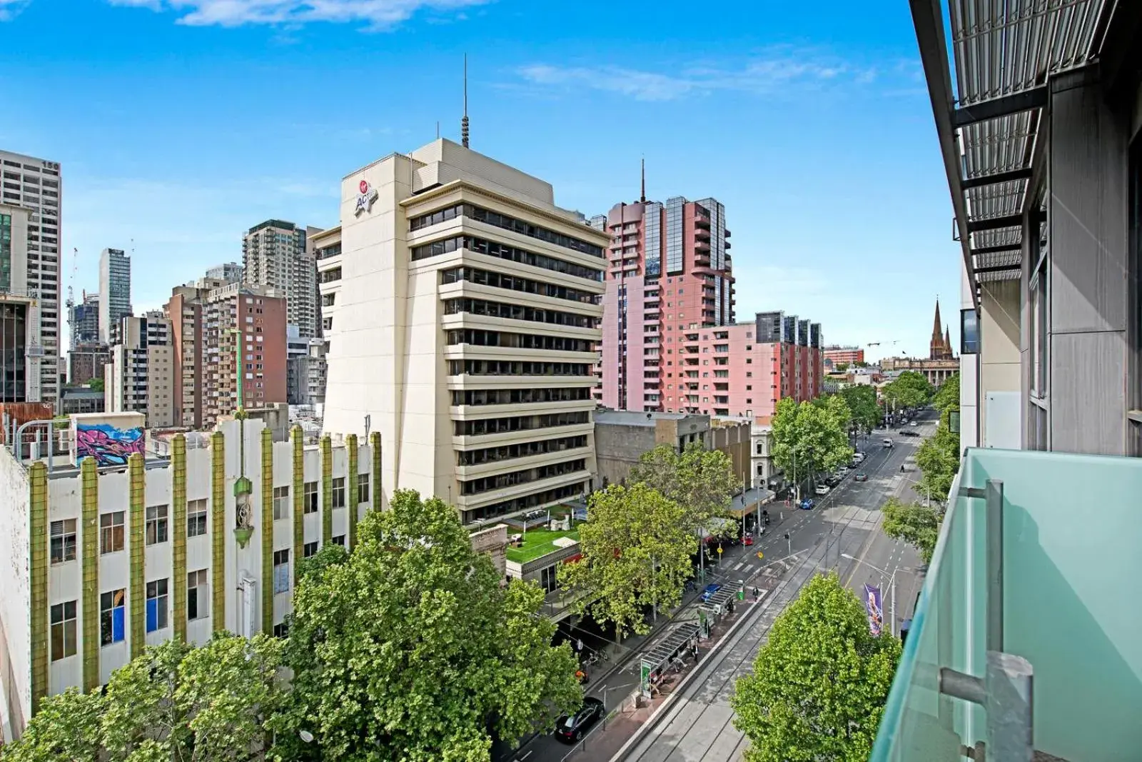 City view in Melbourne CBD Central Apartment Hotel Official City view in Melbourne CBD Central Apartment Hotel Official