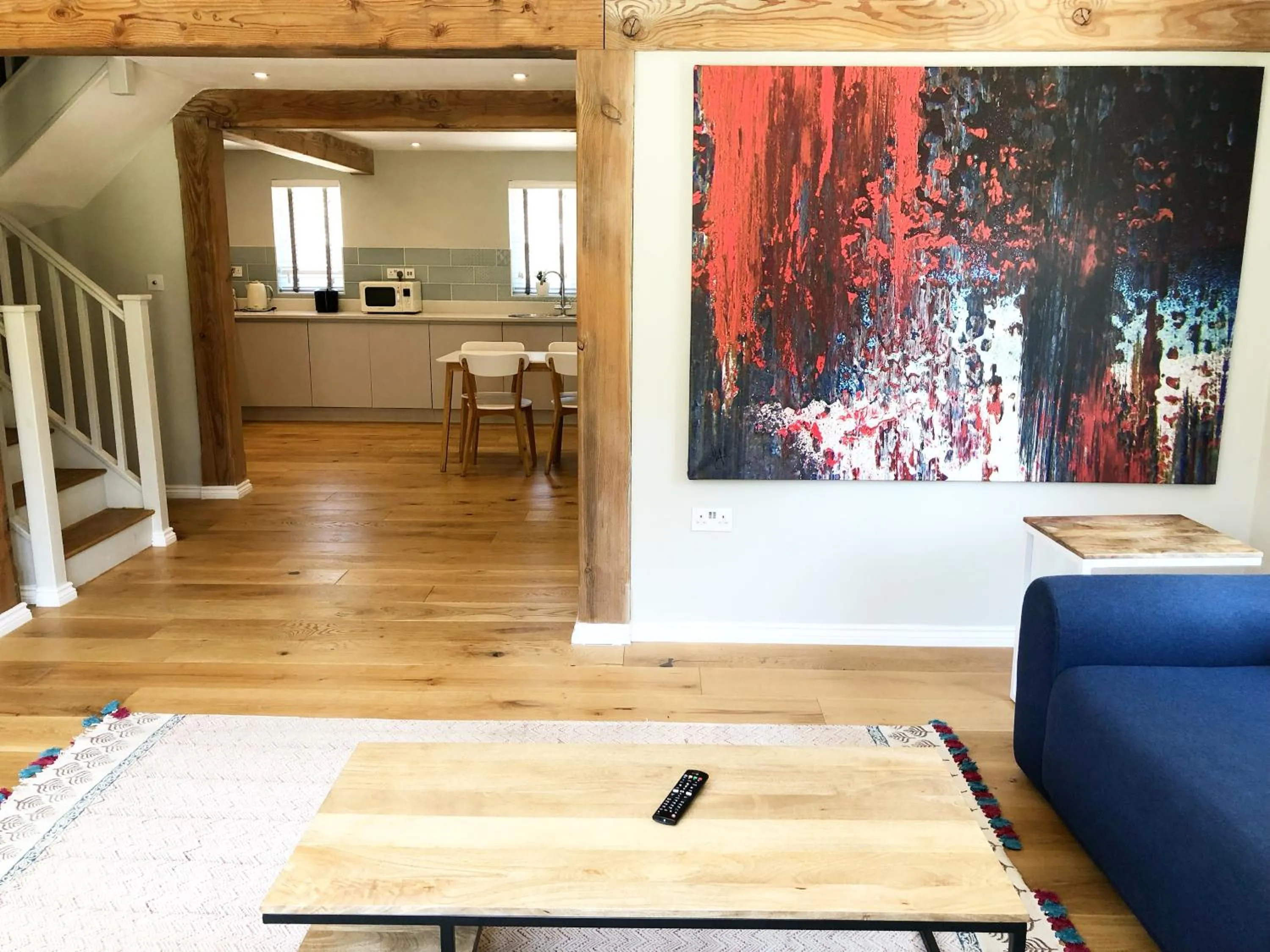 Living room in The Cottages at Crouchers Orchards