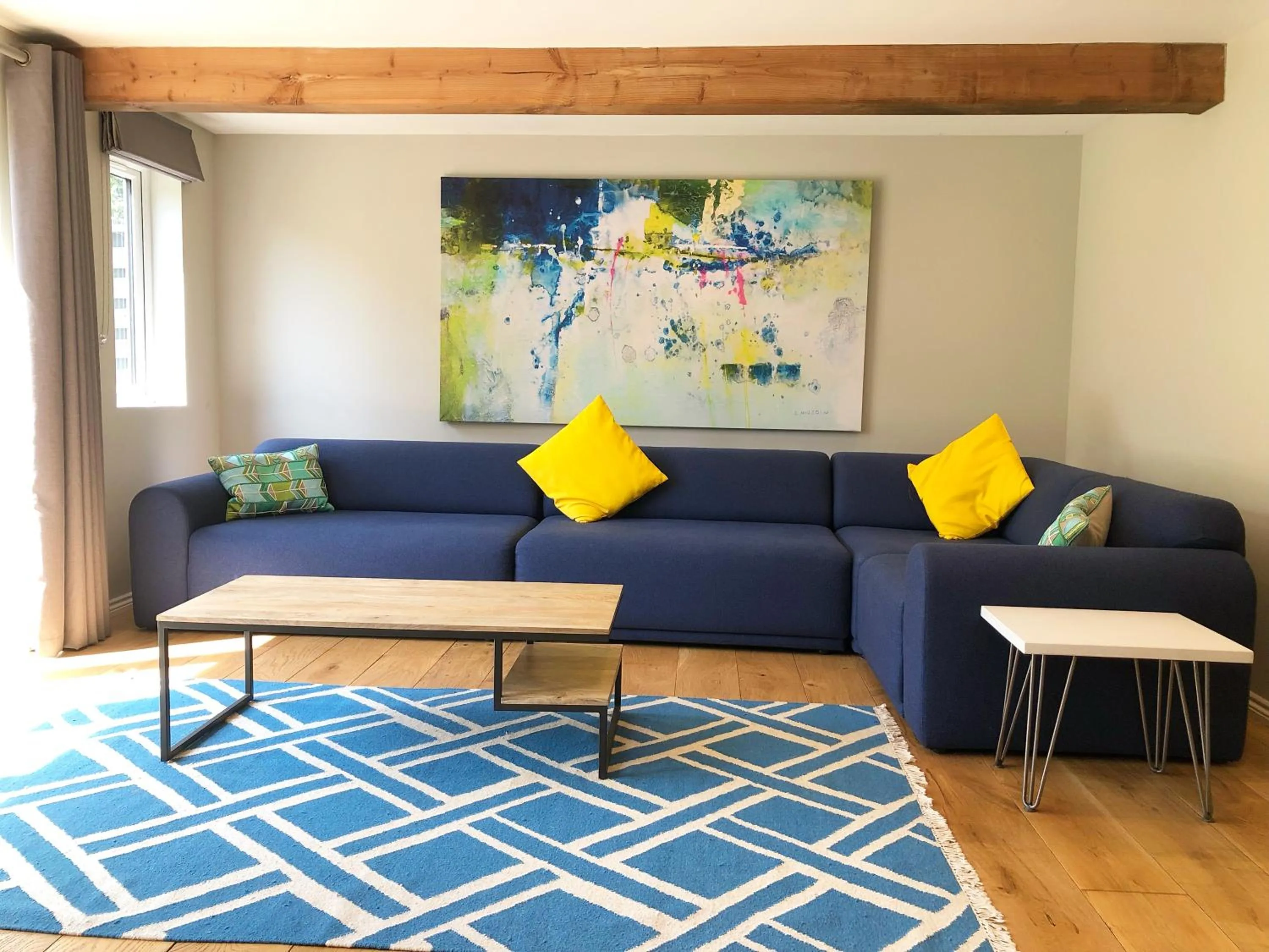 Living room in The Cottages at Crouchers Orchards
