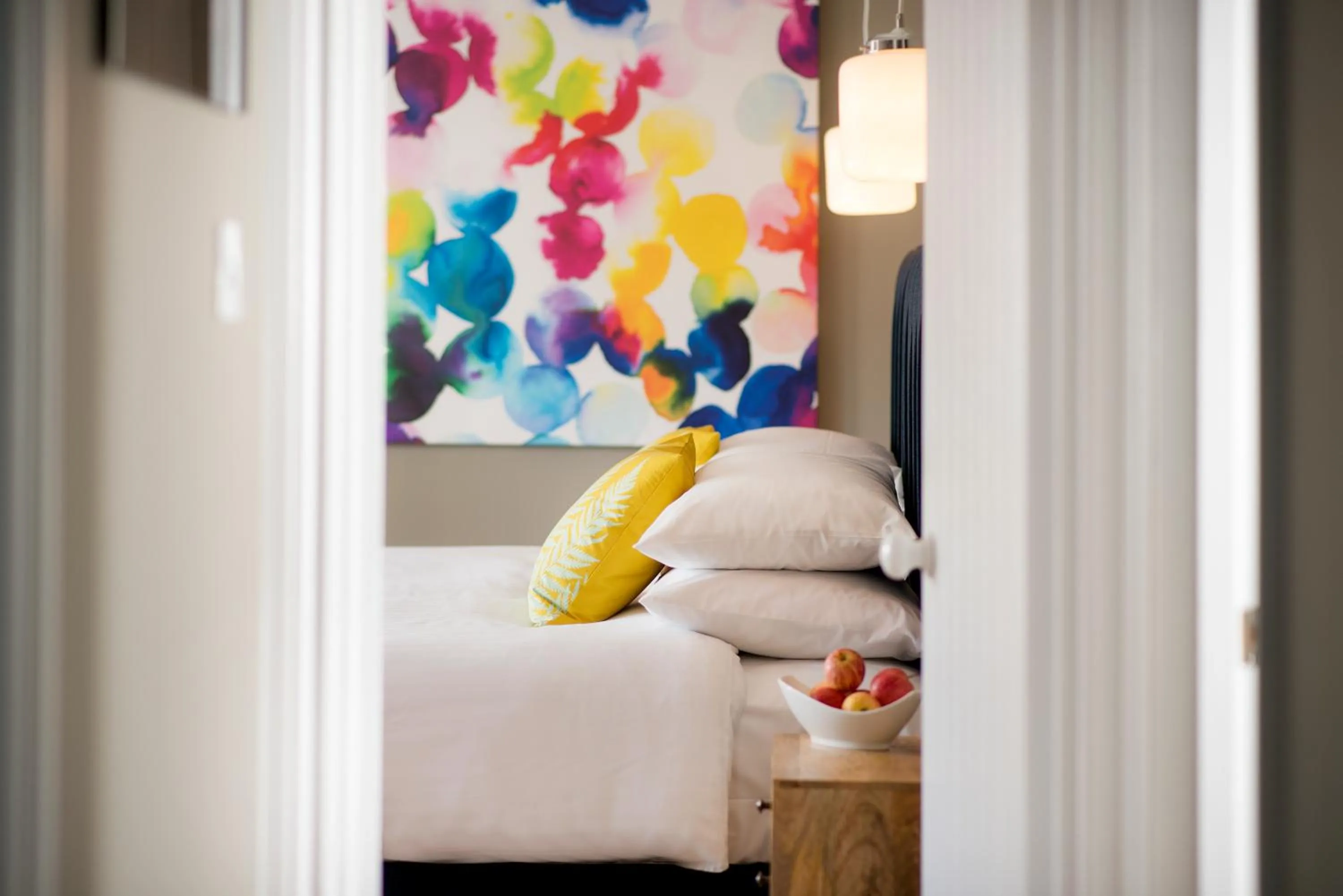 Bed in The Cottages at Crouchers Orchards