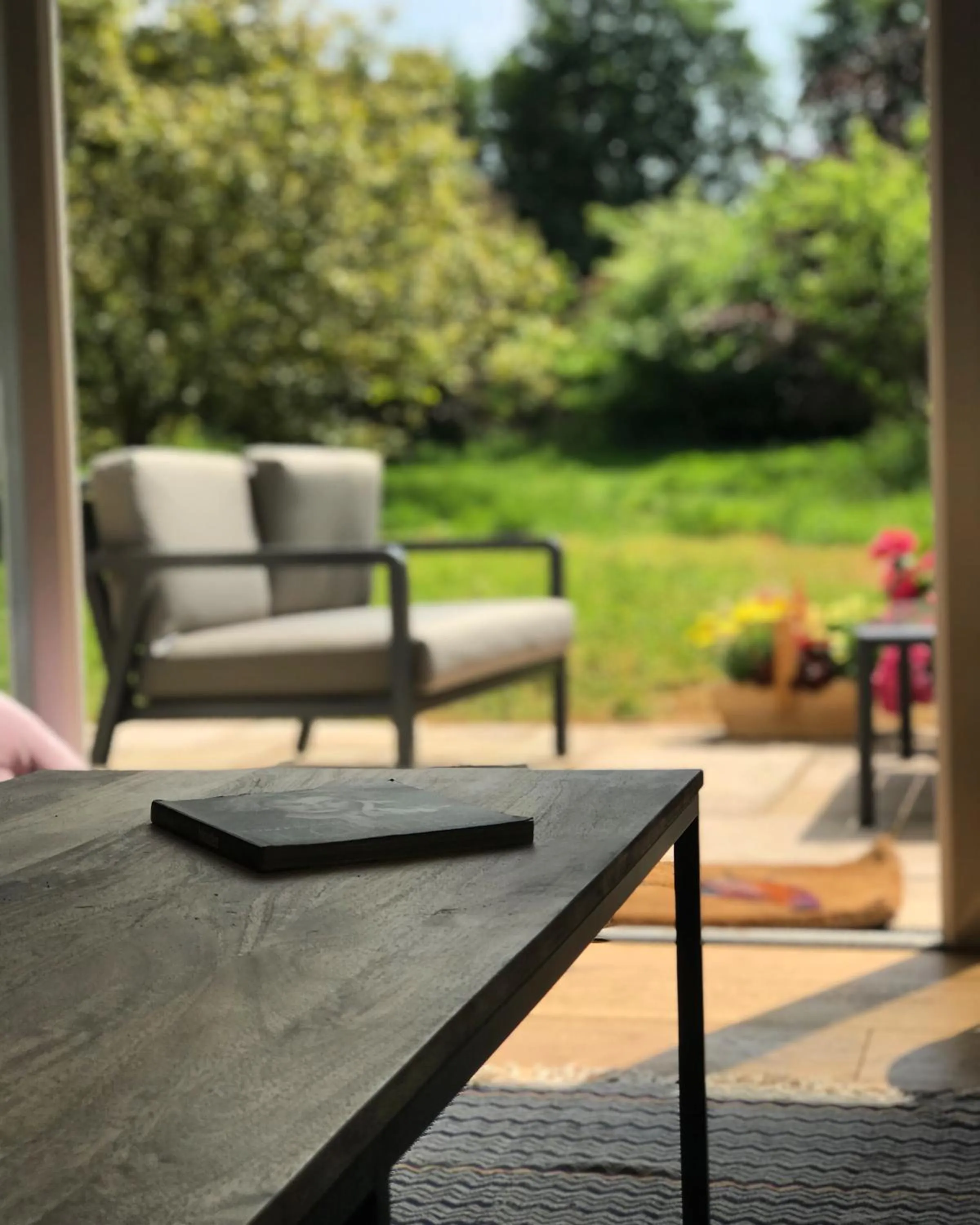 Patio in The Cottages at Crouchers Orchards