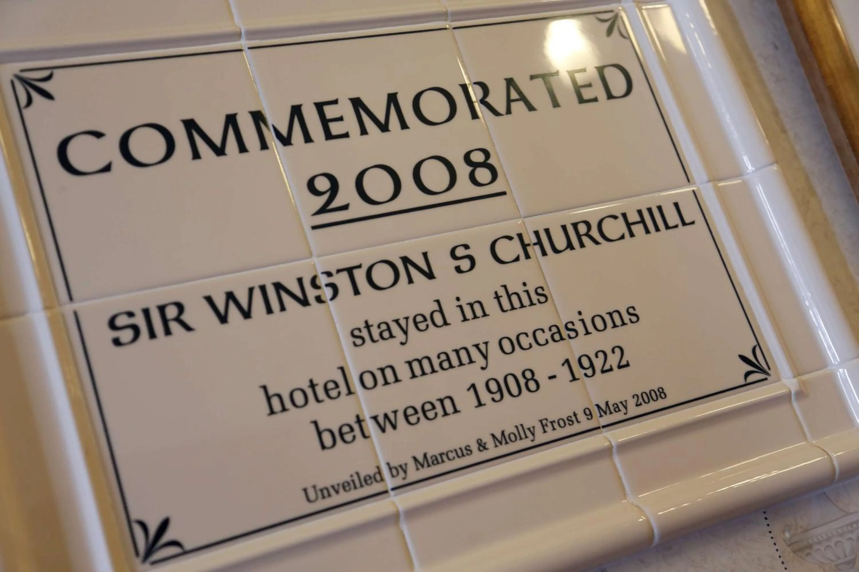 On site in Best Western Queens Hotel