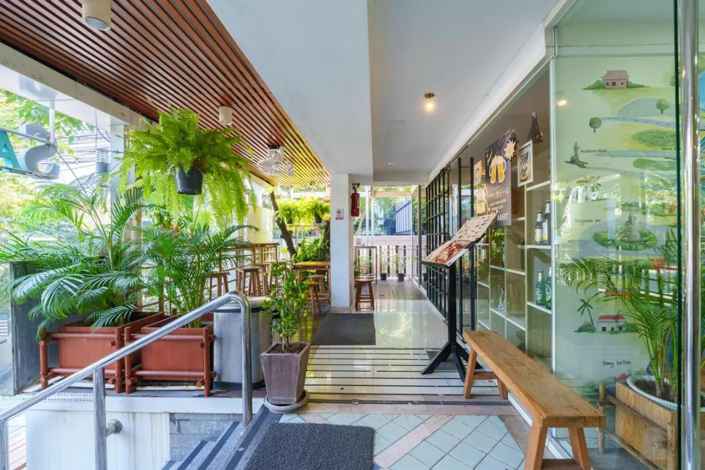 Lobby or reception in Sabai Sathorn Service Apartment