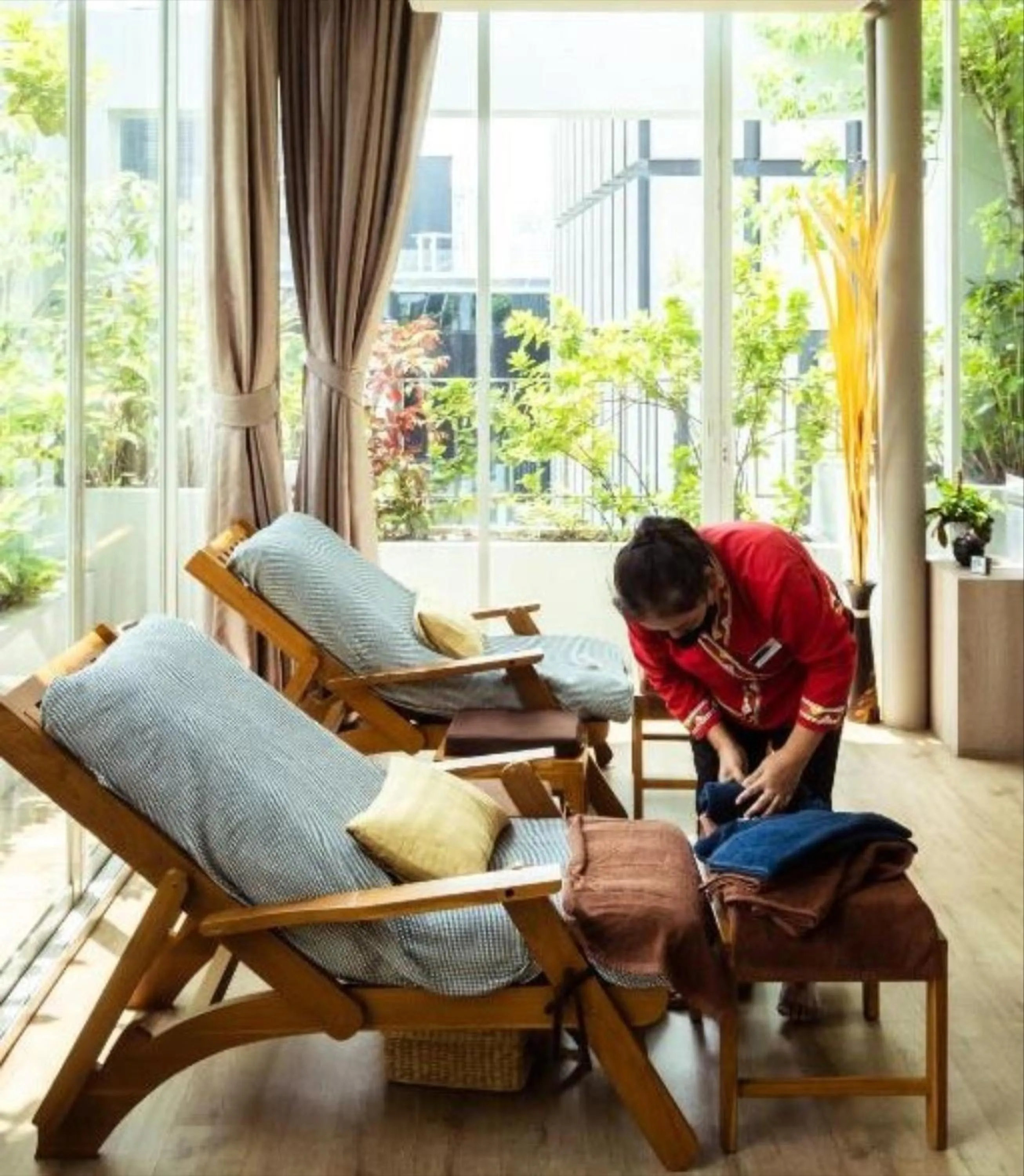 Spa and wellness centre/facilities in Sabai Sathorn Service Apartment