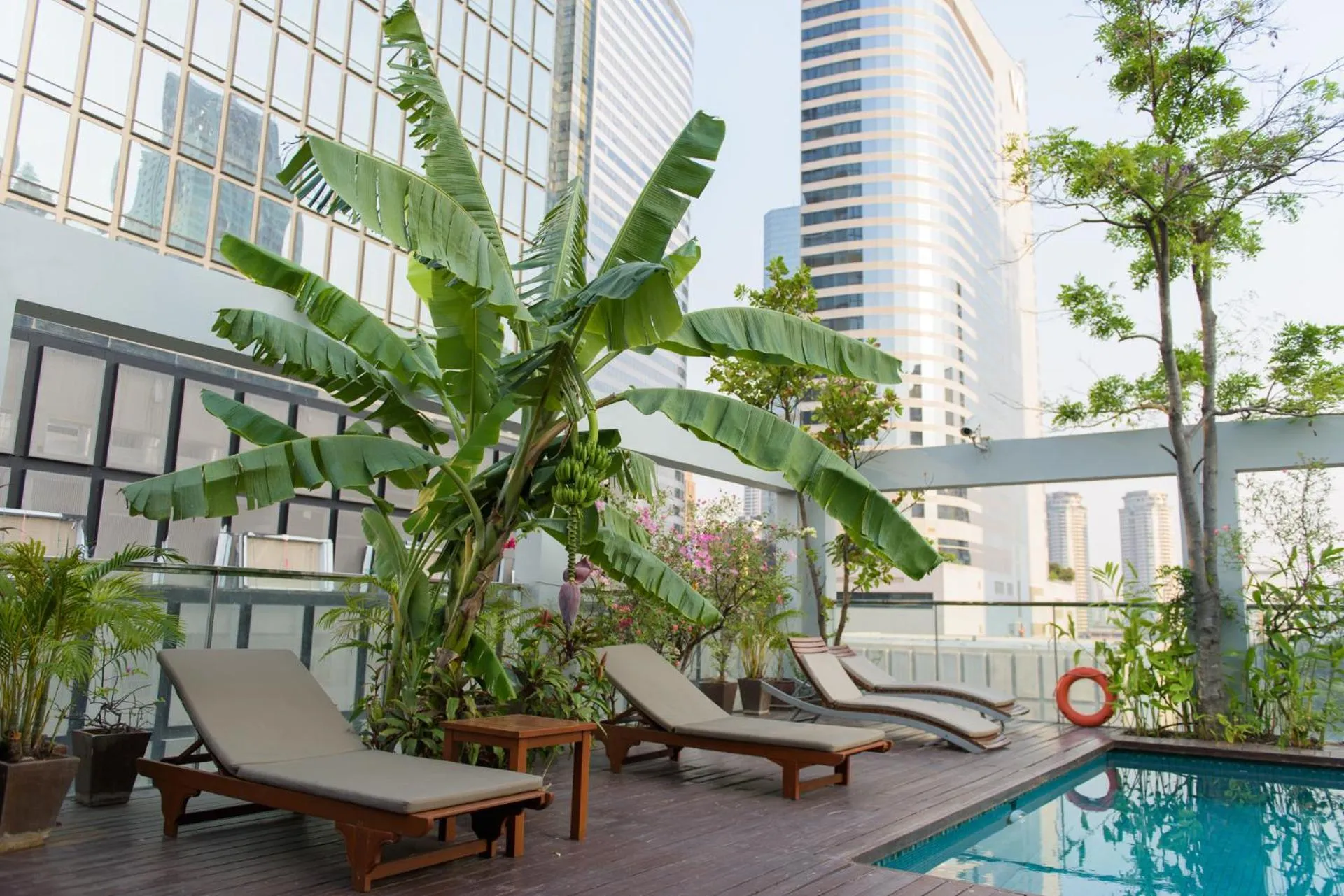 City view in Sabai Sathorn Service Apartment