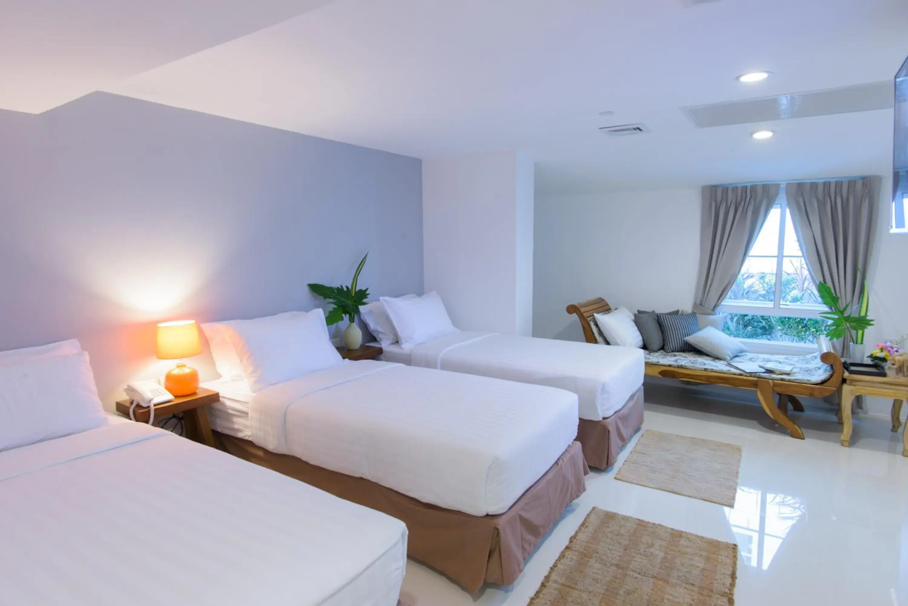 Bedroom, Bed in Sabai Sathorn Service Apartment Bedroom, Bed in Sabai Sathorn Service Apartment