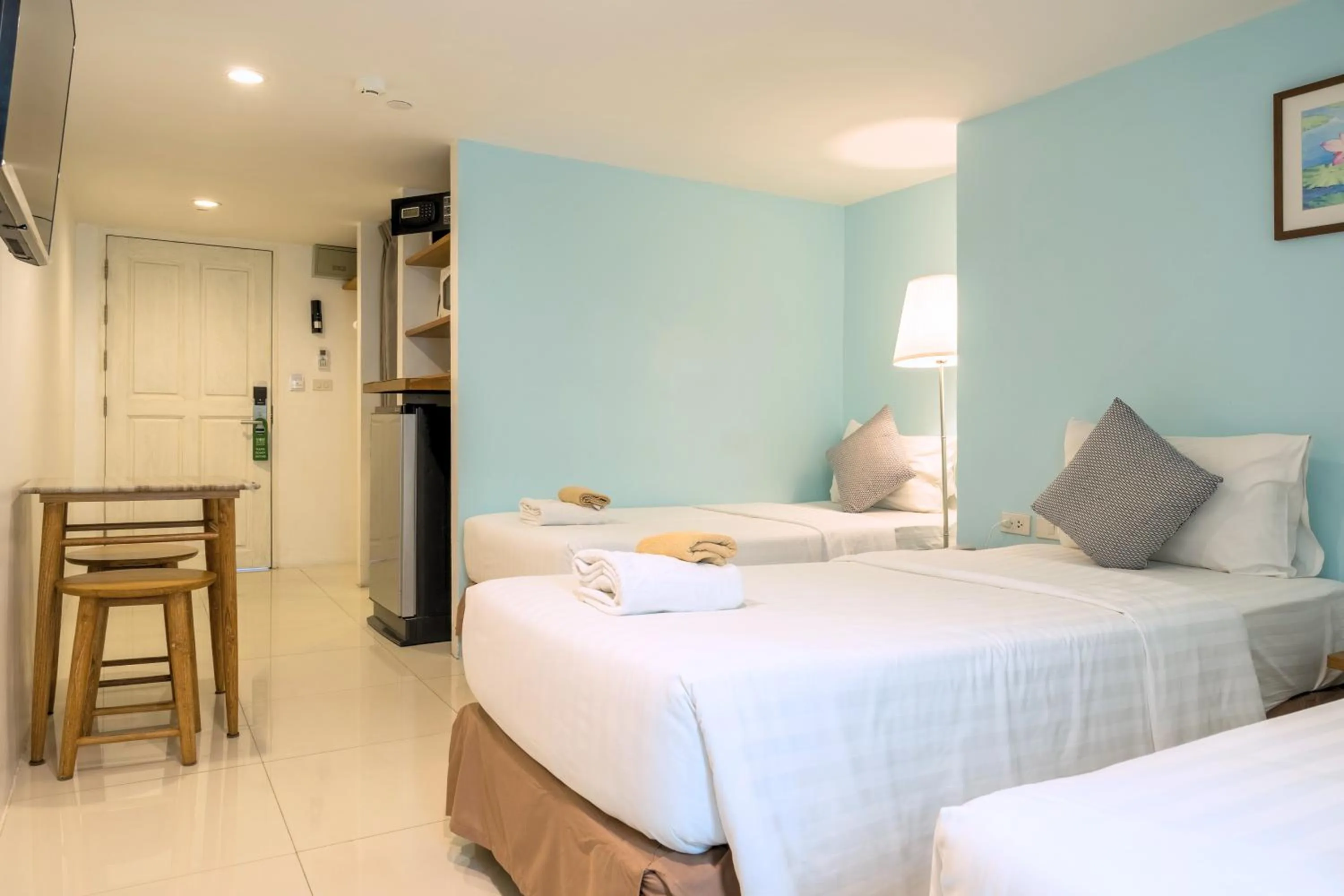 Bedroom, Bed in Sabai Sathorn Service Apartment
