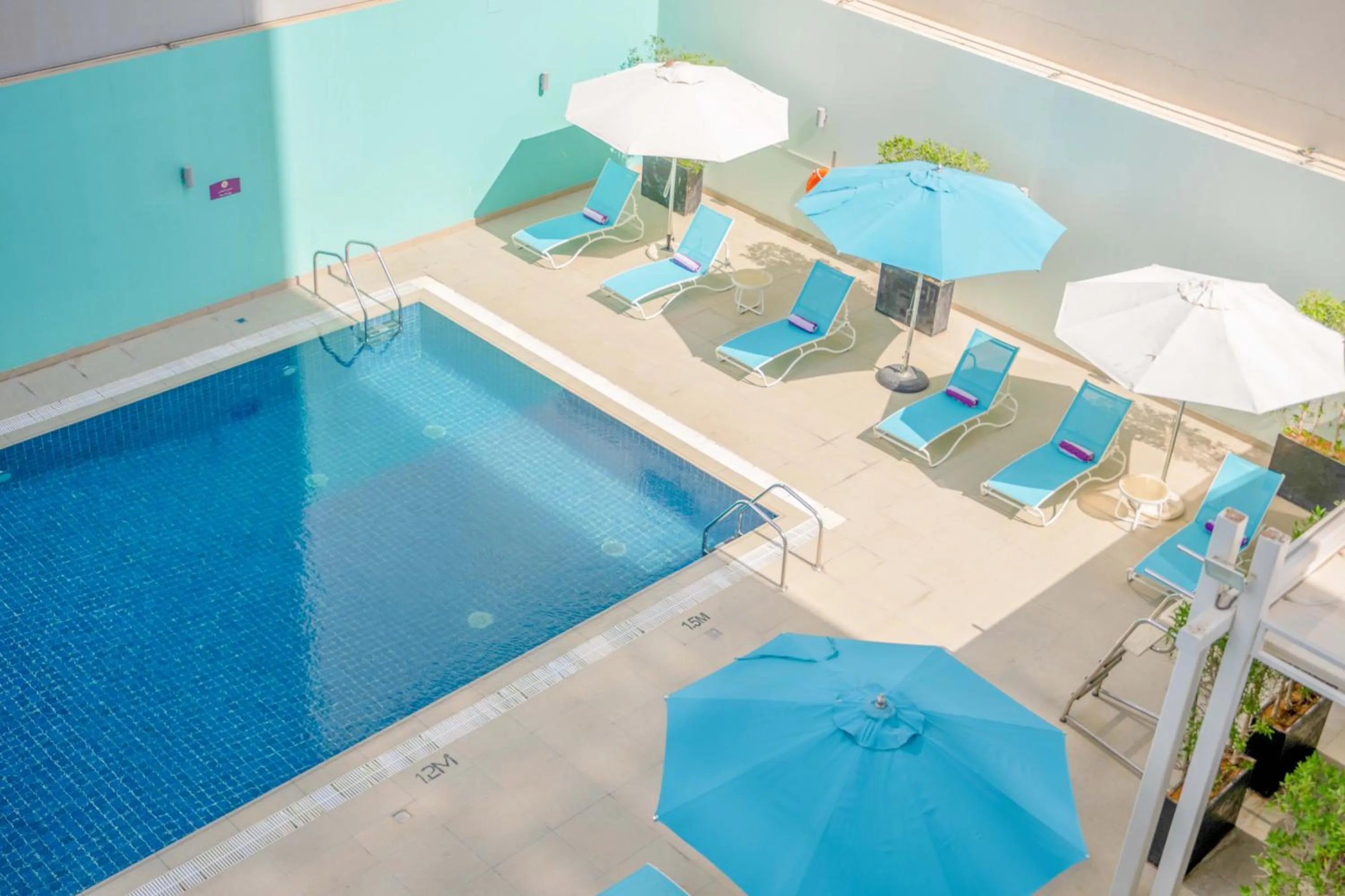 Swimming pool in Premier Inn Abu Dhabi Capital Centre