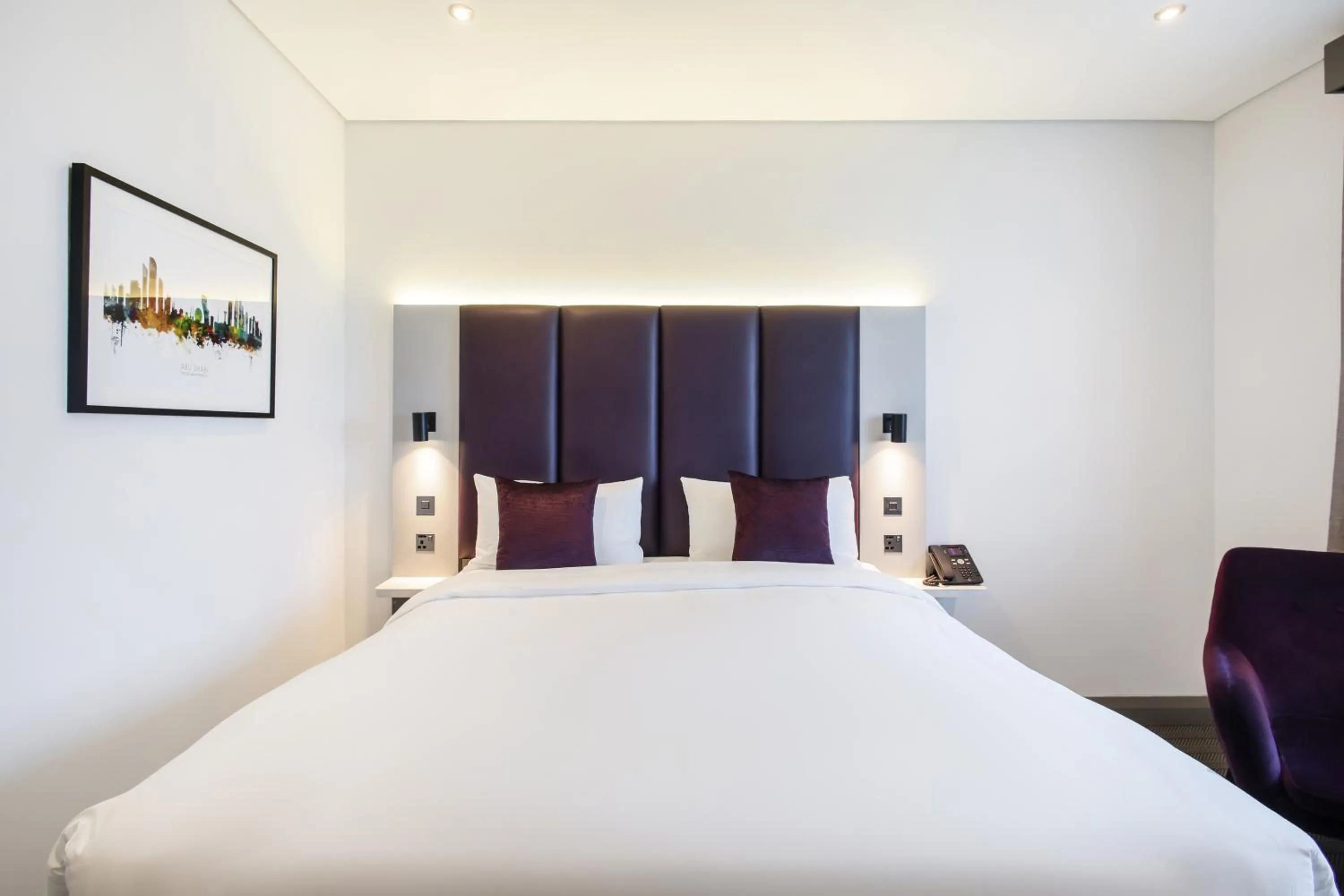 Bed in Premier Inn Abu Dhabi Capital Centre