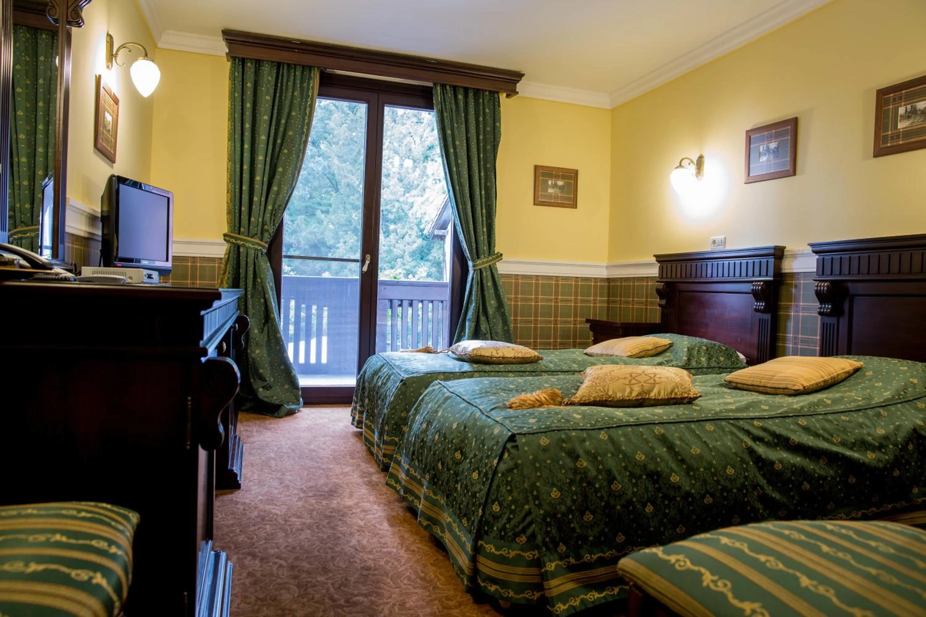 Bedroom in Hotel Stejarul