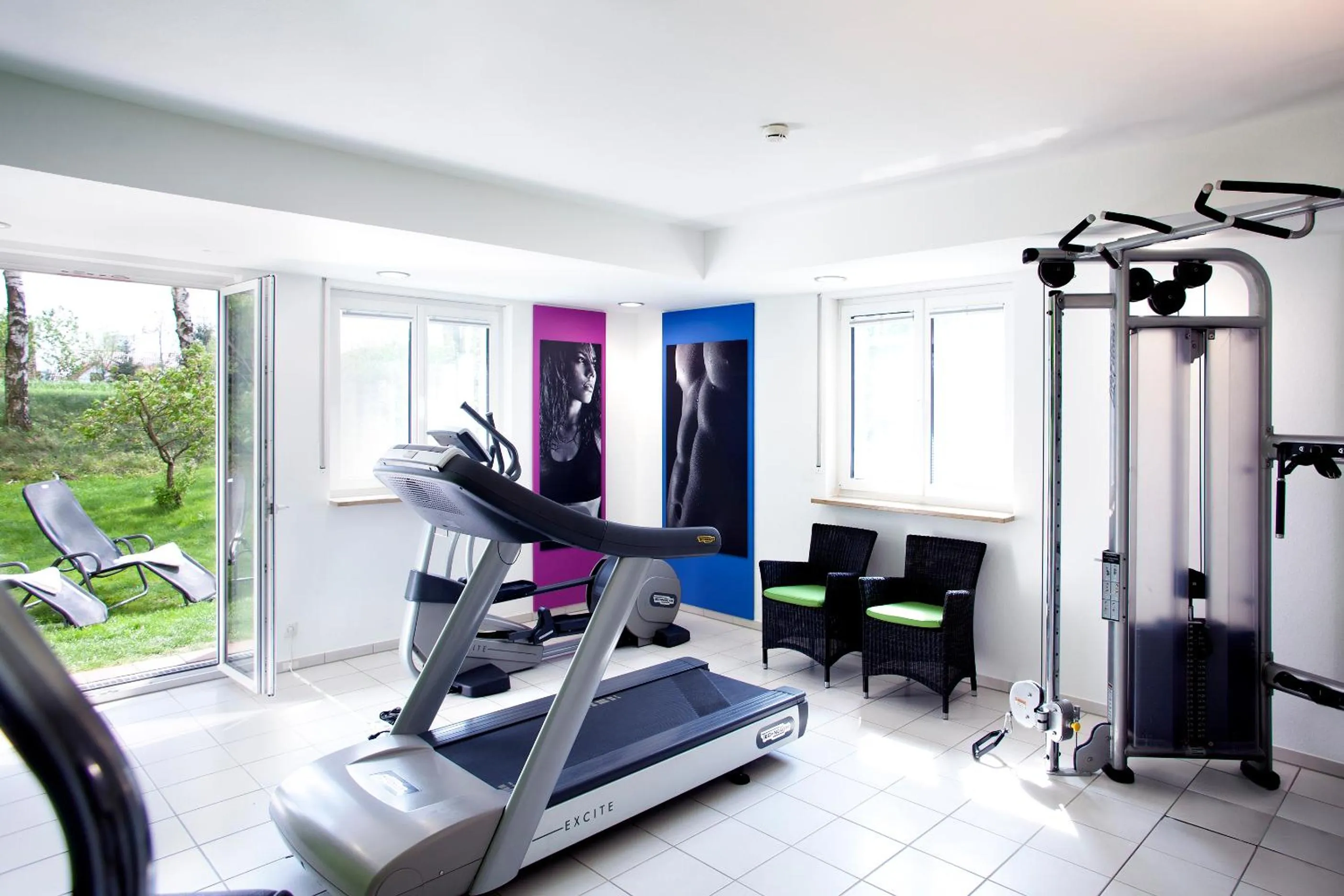 Fitness centre/facilities in Hotel Restaurant Anna