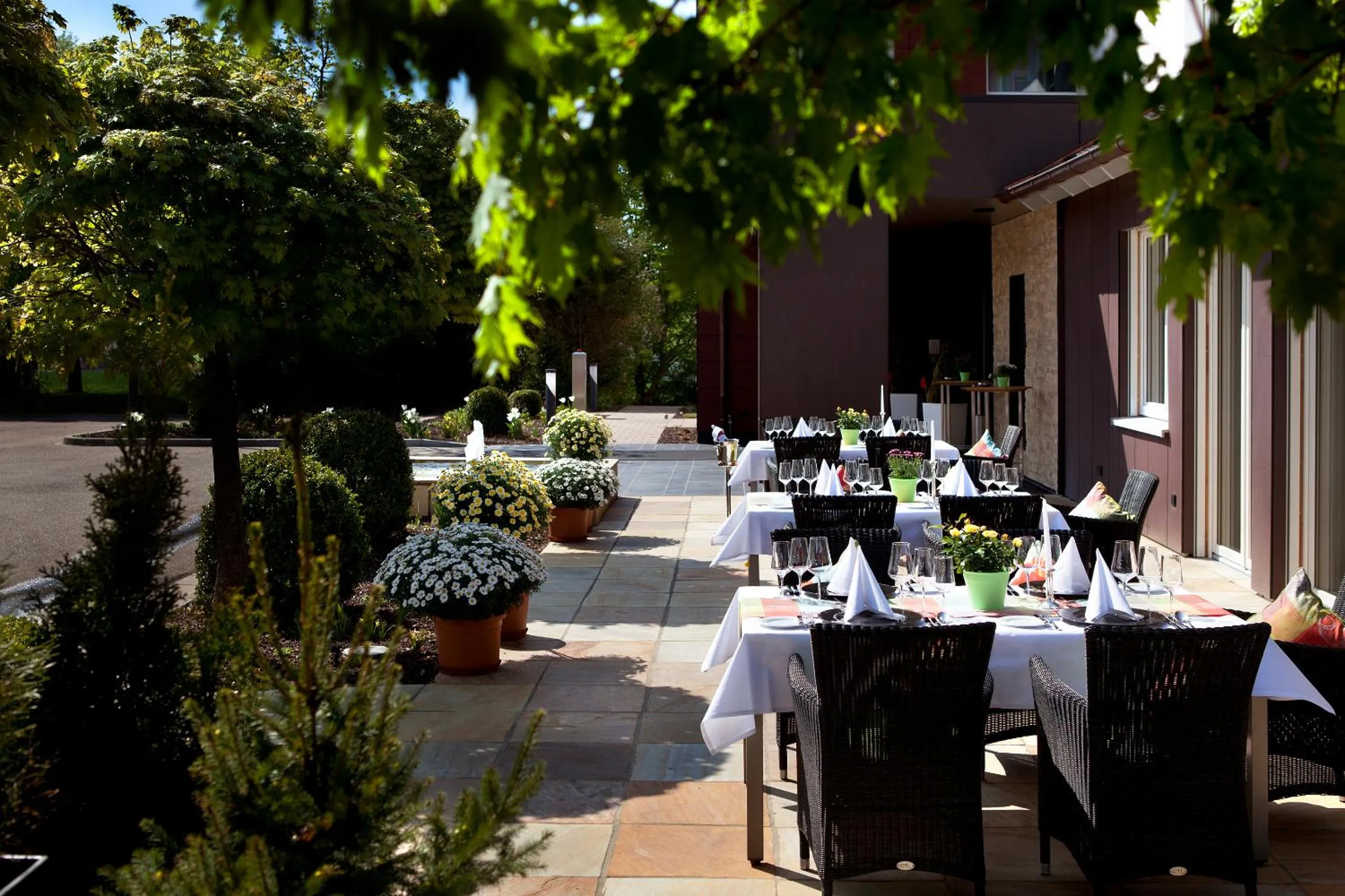 Balcony/Terrace in Hotel Restaurant Anna