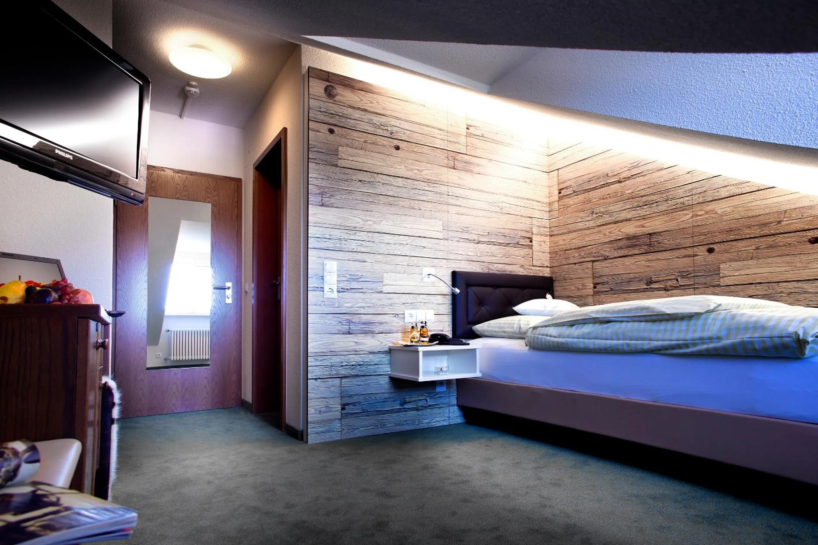 Bed in Hotel Restaurant Anna