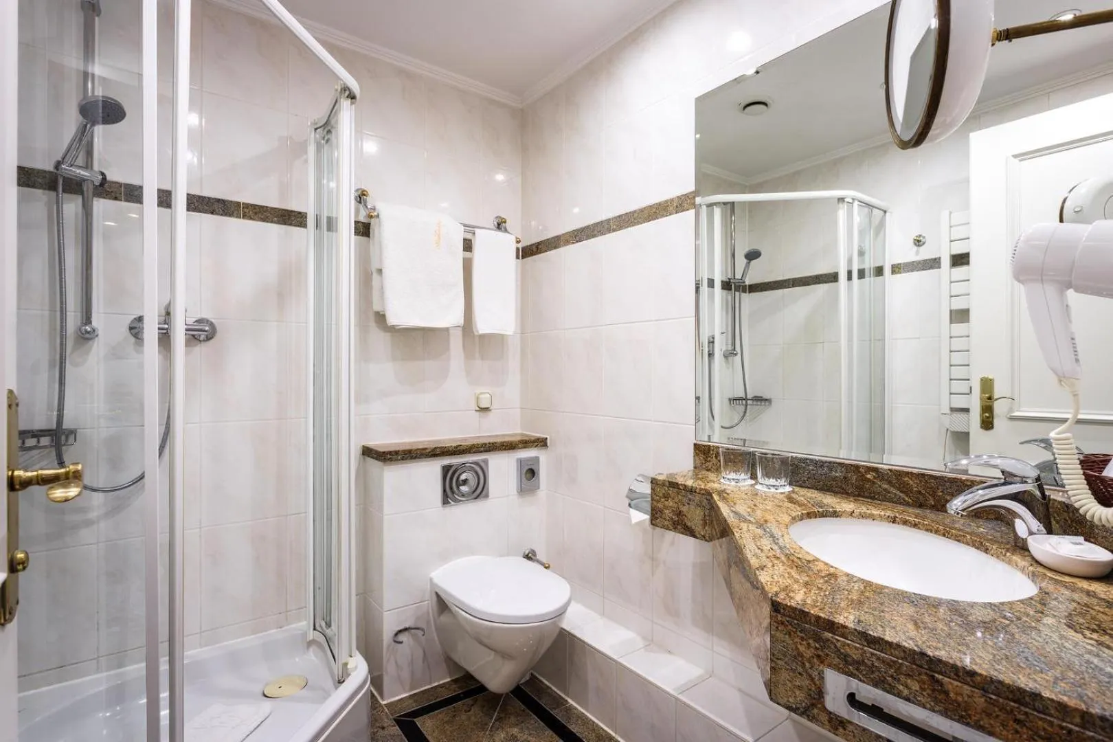 Bathroom in Natsionalny Hotel