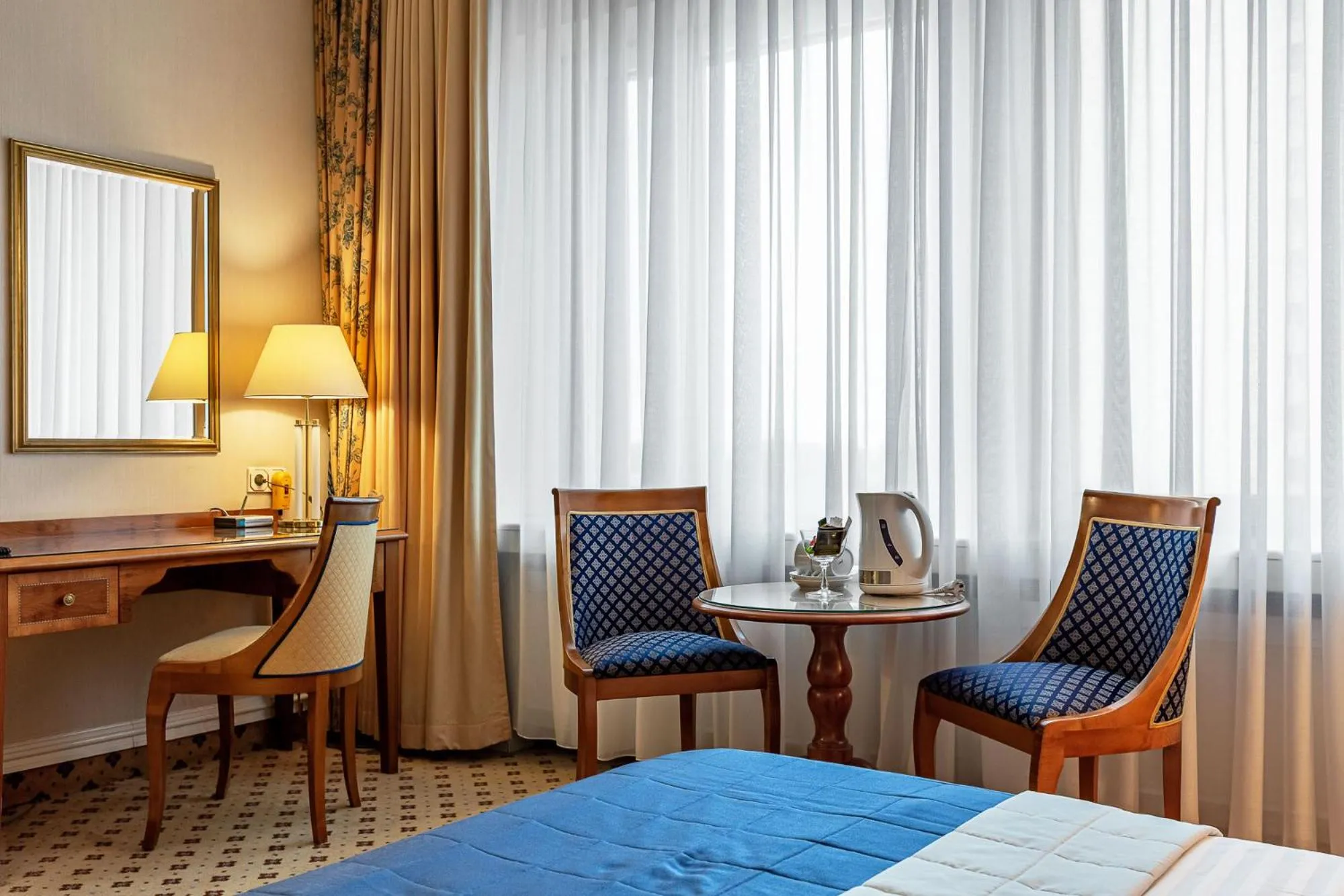 Decorative detail, Bed in Natsionalny Hotel