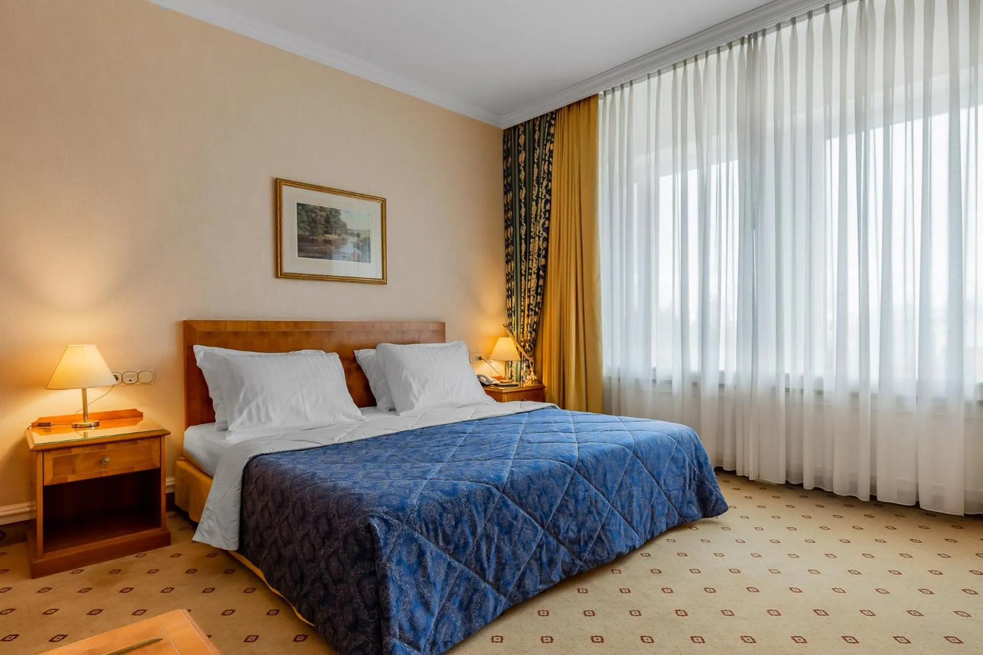 Decorative detail, Bed in Natsionalny Hotel