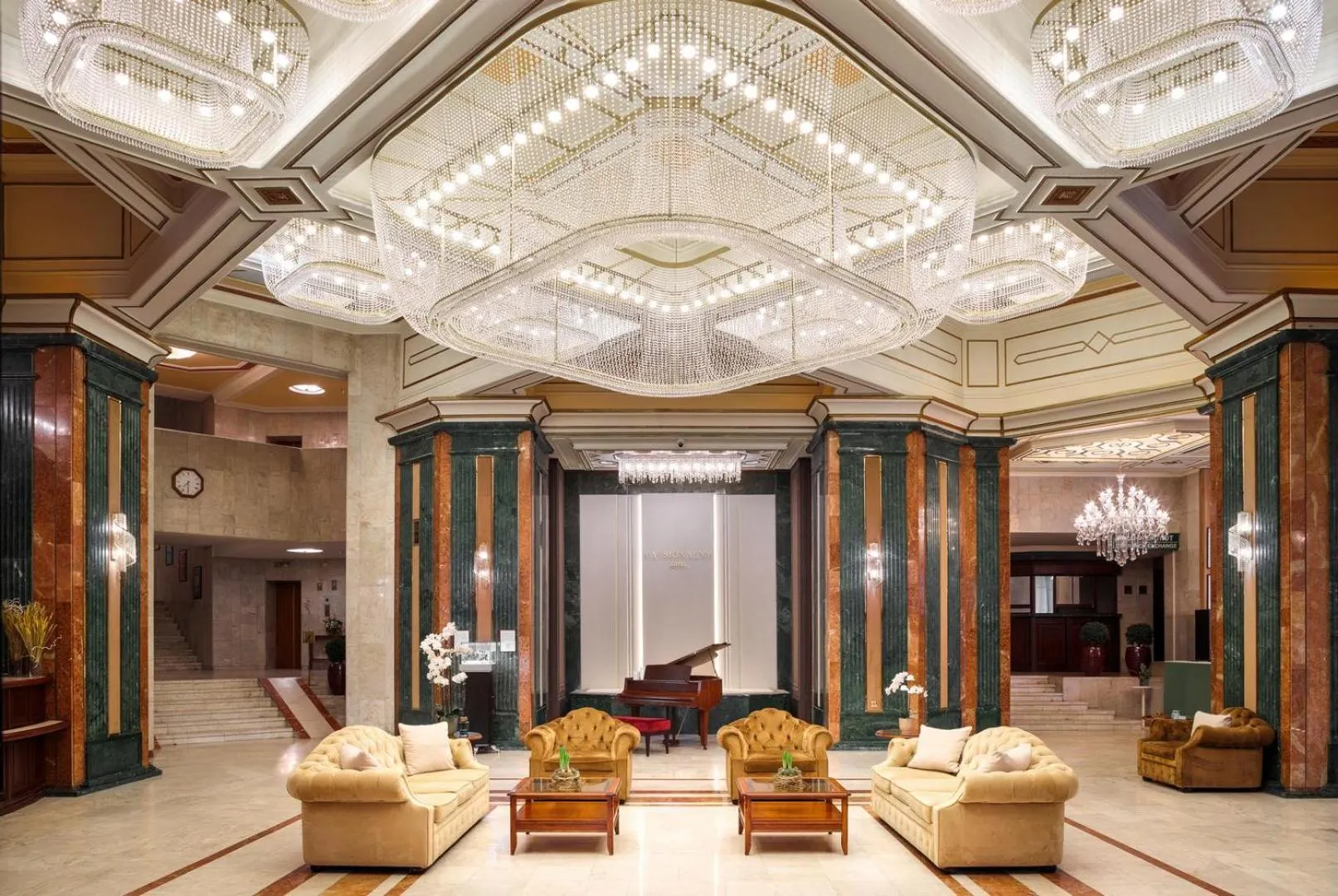 Lobby or reception in Natsionalny Hotel