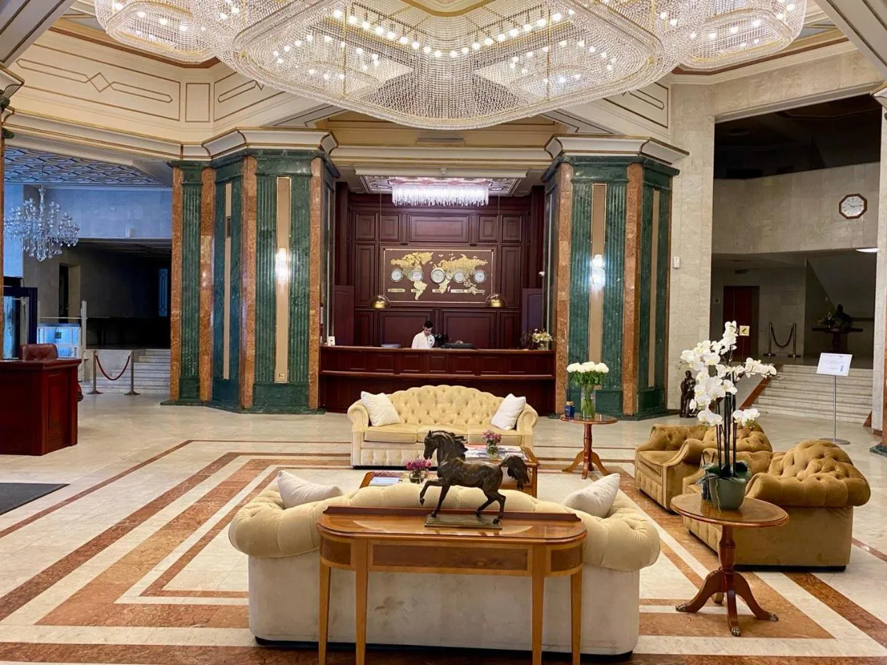 Lobby or reception in Natsionalny Hotel