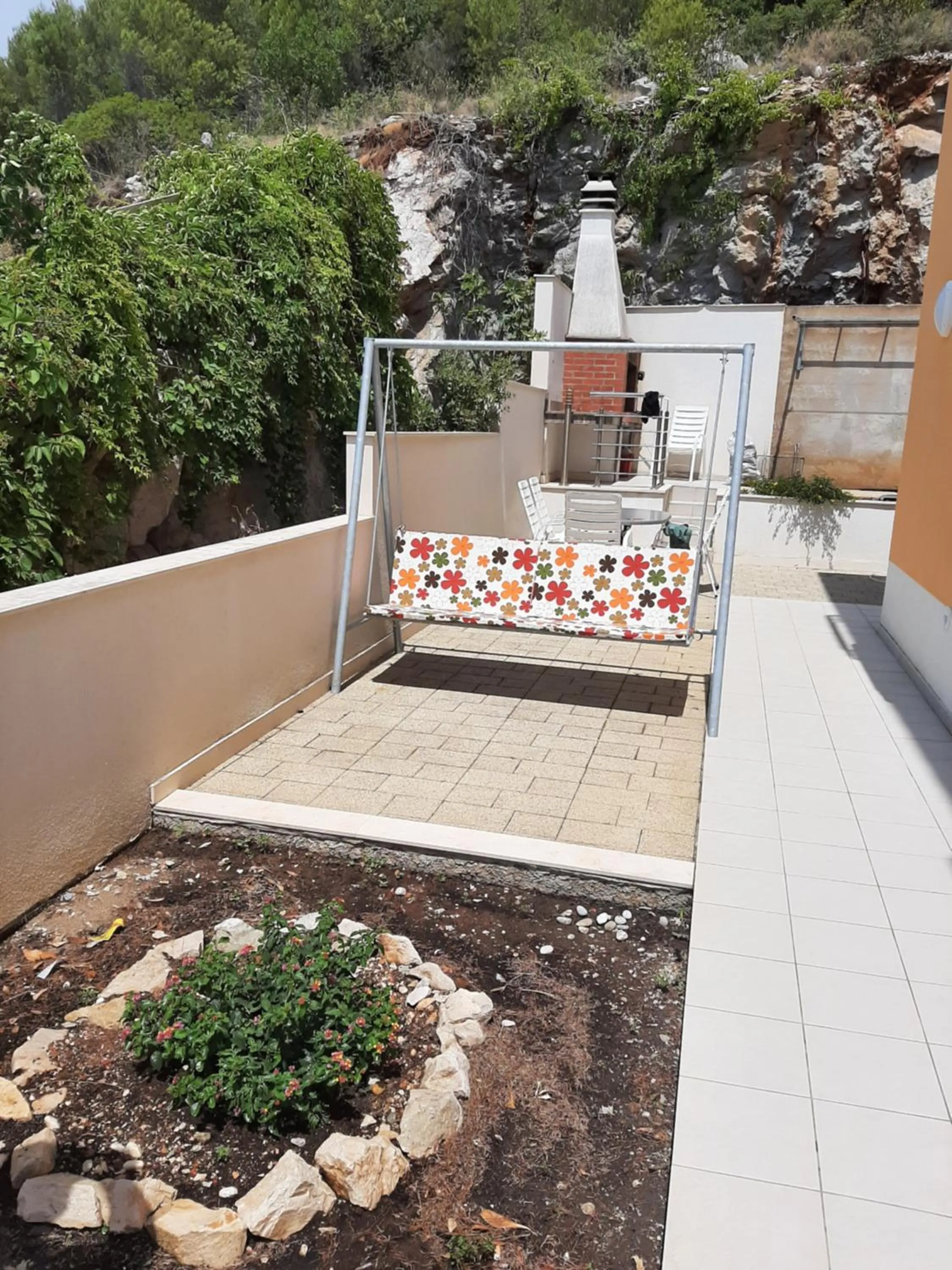 Garden view in Apartments Martina