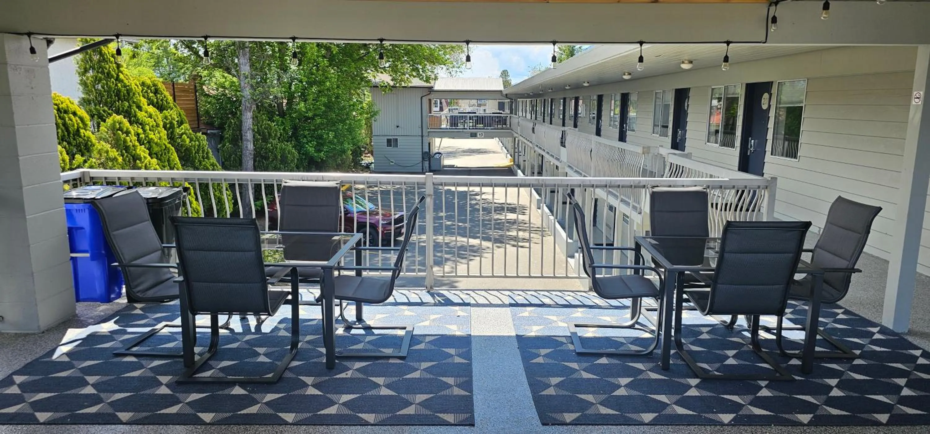 Patio in Okanagan Lakefront Resort