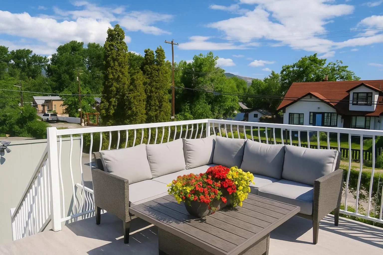 Balcony/Terrace in Okanagan Lakefront Resort