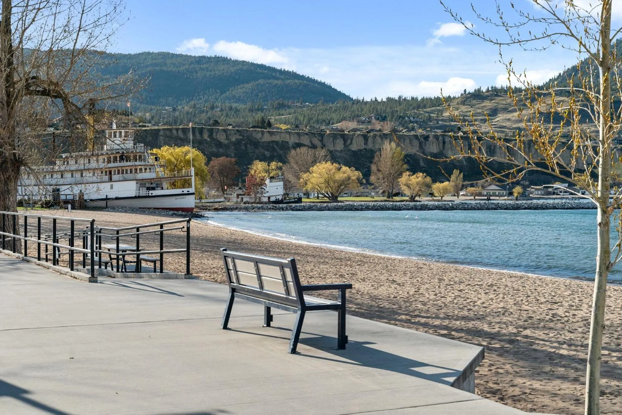 Beach in Okanagan Lakefront Resort