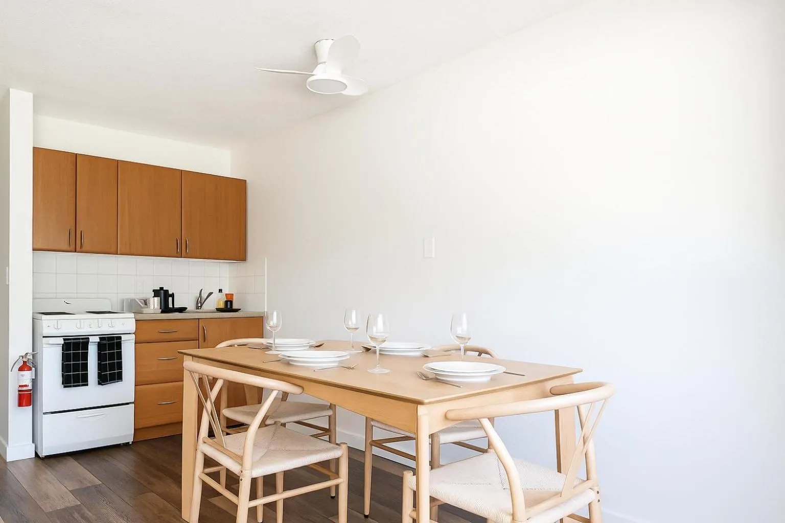 kitchen in Okanagan Lakefront Resort